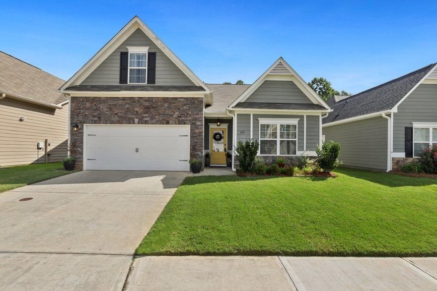 Welcome home to this exceptional, move-in ready, 4 bedroom 3 bath, showplace! These are NOT staged photos as this immaculate home shows like a model and features incredible upgrades from the LVP flooring, extra crown molding, judges paneling and trim package throughout, to the exceptional open concept gourmet kitchen with granite counter tops, huge island with breakfast bar, pantry, stainless steel appliances and tons of impressive white cabinetry. Kitchen is also open to the spacious family room and dining area. Main level also offers a luxurious primary suite with a trey ceiling and an en suite with tiled shower, double vanities with granite countertops and a huge walk in closet. There are 2 additional bedrooms (or office space), and another full bath on main too, as well as a large laundry room and access to the attached, 2 car garage. The Upper level boasts a large 4th bonus bedroom with the 3rd full bath with a white cabinet vanity and granite countertop, large closet and attic access area. Last but not least, the exterior features incredible curb appeal with landscaped front yard and a beautiful, extended covered lanai entertainment space out back overlooking the level, landscaped back yard with a gazebo, privacy fence and room for gardening or play. If that's not enough, it is also located in a great community situated just minutes from Ashley Park shopping and dining. Don't wait..call to schedule your tour today!