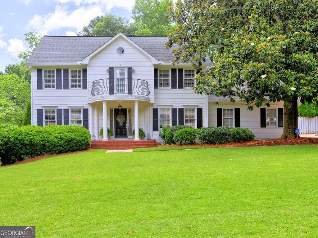 Welcome home to this gracious colonial home that captures the essence of timeless elegance while having abundant space for family and entertaining, along with a refreshing pool to enjoy in your own backyard oasis. The lovely flat front yard beckons you to come inside to take a closer look. This 7 bedroom, 6 bath home is a perfect fit for large or multi generational families and is located within the coveted Timber Ridge, Dickerson and Walton school district. An expansive primary suite addition (1991) on the main level offers a soaring trey ceiling, marble surround fireplace, and French door access to the deck, pool area and private, peaceful backyard. The large ensuite bath features his and hers closets, his and hers vanities, a separate spacious shower and jetted garden tub. The thoughtfully designed kitchen with cherry cabinetry, granite countertops, double pantry storage and stainless appliances make cooking a breeze. A breakfast nook bathed in sunlight offers the perfect spot for casual dining, making it a delightful place to enjoy your morning coffee. Adjacent to the kitchen is a comfortable dining room that can accommodate festive gatherings and holiday celebrations. The generously sized family room and office/living room offer additional space for everyone in your family too. The second floor bedrooms are generously sized. The original primary bedroom offers a private ensuite bath and walk in closet. 3 additional bedrooms, another full bathroom, bonus room/playroom and laundry area closet finish out the second story. A back stairway to the main level and gleaming hardwood floors run throughout this captivating home. The fully finished daylight terrace level truly expands your living space. It offers 2 additional bedrooms, 3 full bathrooms, a large recreation room, second kitchen/bar area, an exercise room, 2 patios and lots of storage space. Venture outside to discover an enchanting backyard, ideal for entertaining, play or simply unwinding on a sunny afternoon by the pool after a long day with a good book. Walk, run or bike to popular spots like the Roswell Boardwalk, Chattahoochee River and Nature Center, Azalea Park and Gold Branch Park. Conveniently located close to shopping, grocery stores, restaurants, and all major transportation corridors. Only minutes away from historic Roswell/Canton Street shops, bars and restaurants. Jacksons Creek is one of East Cobb's favorite neighborhoods with an active HOA offering swim, tennis, pickleball, clubhouse and a serene neighborhood lake that is a perfect spot for launching your own canoe or kayak. Come experience the perfect blend of community, convenience, location and award winning schools of excellence.