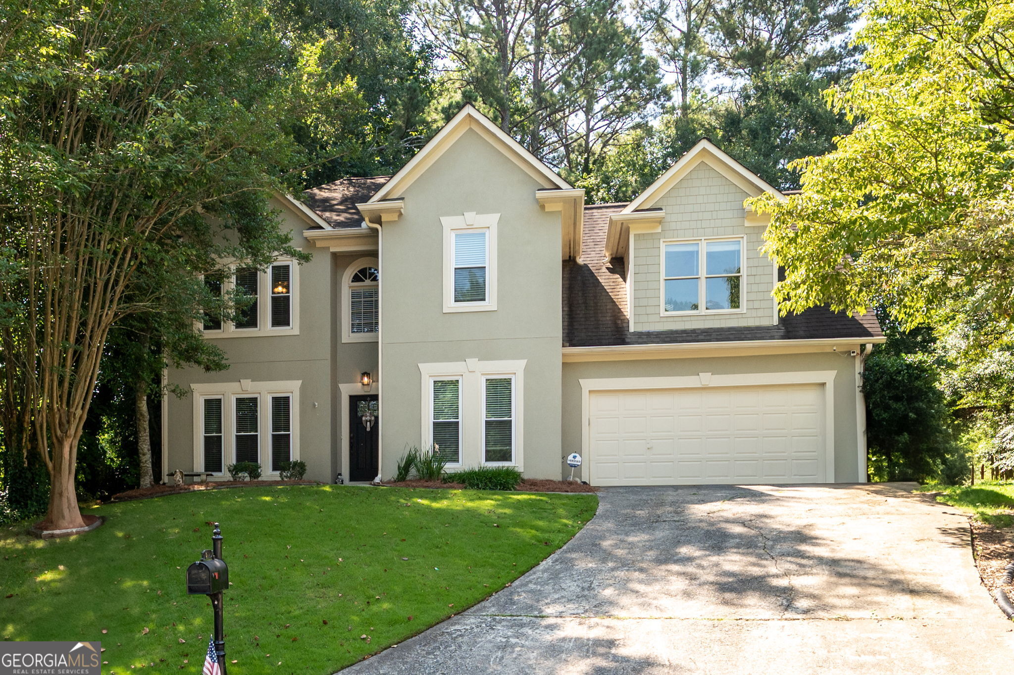 Welcome to 502 Huntgate, located in the sought after Wyngate community. SELLER OFFERING $5000 IN SELLER PAID CLOSING COSTS!!! Nestled at the top of a quiet cul-de-sac you'll enjoy the convenience of access to the bustling downtown districts of Woodstock, Acworth and Canton boasting expansive dining and entertainment options. Cherokee county has many parks and recreation areas, several of which are walking/running/riding distance from the house. The neighborhood itself has fantastic amenities featuring 2 pools (1 salt water), tennis, pickleball, basketball, playground and swim team. As for the home itself it's upgraded with hardwoods throughout the main level, granite countertops in kitchen and upstairs bathrooms. This open floor concept gives way to your imagination and individual functionality. The flex space has been used as an office, gym, dining room, playroom and expanded living room. The backyard is full of possibility, with two garden boxes already in place ready for you to plant and sew, screen porch for relaxing, patio overlooking nature, and open area for the kiddos to play. Upstairs the primary suite features oversized shower, corner soaking tub, elevated his and hers vanities with a plethora of storage and tile flooring. A full bath, two additional generously sized bedrooms and an extra-large bonus room accompany the primary suite. The bonus room has incredible natural light suitable for everyday living or an artist's retreat. This area also offers endless possibilities, having been used as a photography studio, playroom, office/gym, bedroom and nursery. Make sure you check out the extra attic spaces in the bonus room, and hall closet as well as the wrap around pantry, all easy to miss. The garage fits a large SUV with ease and is complete with drop down storage for all your extras. You don't want to miss out on this home!!!