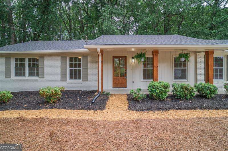 **Charming Remodeled 3-Bedroom Ranch on 1.3+ Acre Lot** Discover your dream home at this stunning, completely remodeled 3-bedroom, 2-bathroom ranch-style home on Due West Road, nestled on a serene 1.3+ acre lot. This move-in-ready gem blends modern upgrades with peaceful surroundings, offering the perfect balance of convenience and tranquility. **Key Features:** - **Fully Renovated:** Enjoy a brand-new roof, updated plumbing, updated electrical, new windows, and new gutters. - **Gorgeous Kitchen:** Upgraded natural stained cabinets, modern appliances, and an open-concept design perfect for entertaining. - **Updated Bathrooms:** Both bathrooms beautifully redesigned with contemporary finishes. - **Spacious & Bright:** Open-concept layout with a cozy sunroom, ideal for relaxing or soaking in natural light. - **Expansive Lot:** Over 1.3 acres of lush, private land with a serene creek at the back of the property. - **Prime Location:** Close to everything-shopping, dining, and more-yet tucked away in a peaceful, serene setting. ** Screened in porch for enjoying the outdoors ** This home is a rare find, combining modern upgrades with the charm of a private retreat. Don't miss your chance to own this beautifully updated ranch with ample space and natural beauty. Schedule a showing today!
