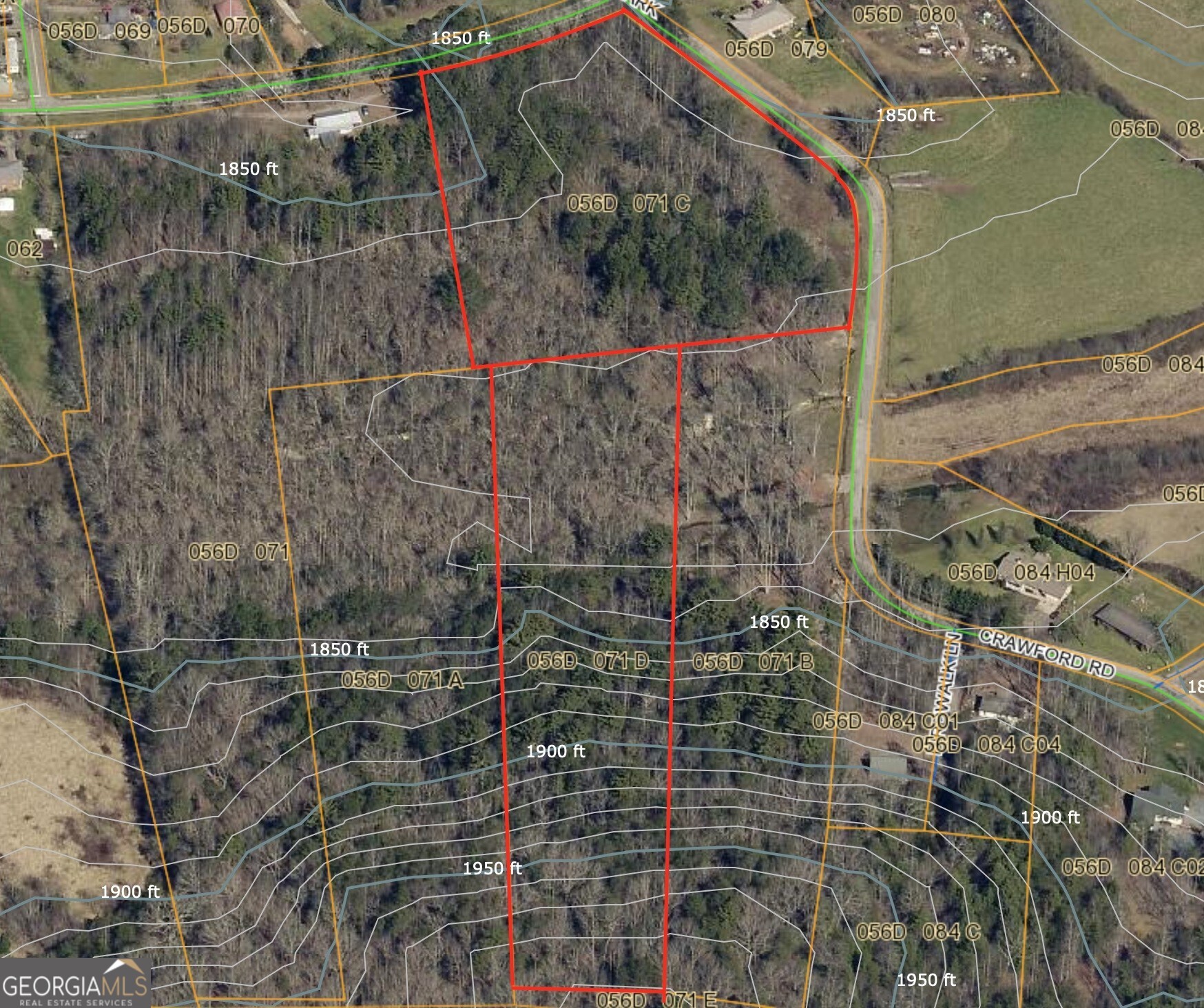 Incredible opportunity to own 10.47 acres of pristine North Georgia land in Union County! This rare offering includes two adjoining parcels - one with direct road frontage off Blue Ridge Hwy and Crawford Road (Parcel 056D-071-C), and the second parcel tucked just behind it (Parcel 056D-071-D) offering elevated, sloping terrain with stunning seasonal mountain views. This versatile, unrestricted land is ideal for your dream mountain retreat, homestead, or private getaway. With a mix of hardwoods, creek, gentle rolling topography, and buildable areas, you'll find endless potential for development or recreation. Located just minutes from downtown Blairsville, you'll enjoy close proximity to Lake Nottely, Vogel State Park, Brasstown Bald (Georgia's highest peak), and the Chattahoochee National Forest. As well as shopping and dining minutes away! Whether you're looking to build, invest, or escape to the mountains, this property offers the peace and privacy of the countryside with the convenience of nearby attractions, restaurants, and shops. Power and water available. Survey is attached in docs.