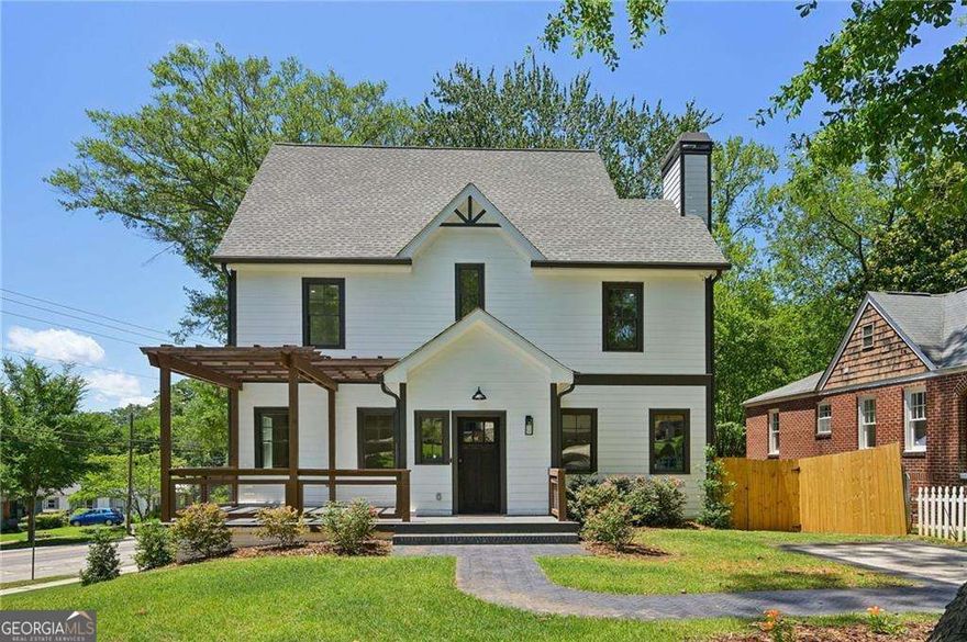 "Well hello beautiful!" is what you will say when you walk up to this three floor, never been lived in, modern build in Ormewood Park! 1059 Woodland Avenue has it all. The home boasts 2 primary suites, one on the main floor and a second one upstairs. Both are very spacious with large closets and tons of windows allowing the natural light to stream in. Each of the suites has their own suite spa-like bathroom with a stand up shower for 2+ and a soaking tub for peaceful relaxation. The terrace level basement is complete with a theatre room for 12+, two very large open flex spaces, one is in the basement and one is on the top floor which can be used as a playroom, an office, a gym or a yoga space or anything else your heart desires. The basement also has a 15'x18' room in that is 95% finished and you get to pick whatever type of flooring that suites your needs. The kitchen has an oversized island that can seat 4+ along with a walk-in pantry, top of the line appliances with downdraft range hood that lowers into the countertop when not in use. On the side of the kitchen is a beverage area with a wet bar, a wine chiller and a stand alone ice maker and in front of the wet bar is a wide open space which can fit both a small living room setup and a table that seats as many people as you wish. If there is anything missing in this home, it certainly isn't space. You will also find three outdoor patio spaces for entertaining, dining, grilling and relaxing. Two of the decks are elevated and are above the backyard and one is directly off the kitchen and it is screened, with a fan for summertime use and certainly can be used year round rain or shine. The 2 car garage has high ceilings and 2 separate driveways, one on Woodland and one on United. On the second floor is a laundry room with a sink, a counter for folding and storage cabinets above. This home is near the Beltline, Glenwood Park, East Atlanta Village, Grant Park and has easy access to I-20 and I-85. Come see this Ormewood stunner, run don't walk!