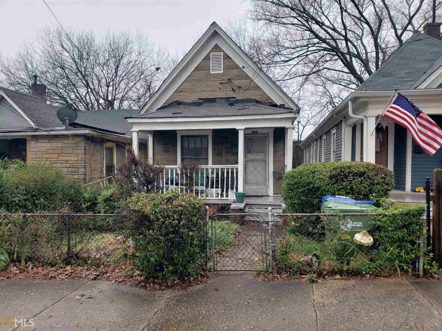 Atlanta's hottest neighborhood, the Old Fourth Ward. Incredible rehab opportunity on 2 bed/1 bath home steps away from The Beltline, Krog Street Market & so much more. House needs complete remodel. Mintues from Ponce City Market, Historic Old Fourth Ward Park, Freedom Park, Edgewood Street Car & The Shops of Inman. One of the most walkable locations in the city.