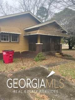 One level home located on two lots on the corner of kitchens and shurling. Great investment property centrally located to everything, Offers 3 bedrooms one bath, living room, and dining room with its own parking pad! Sold as is. Cash only