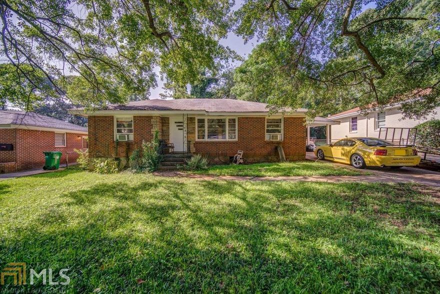Solid all brick ranch on a spacious lot. Huge brick patio leads to the private fenced backyard. Great opportunity for first time home buyers or investors in a great location. Needs some TLC.