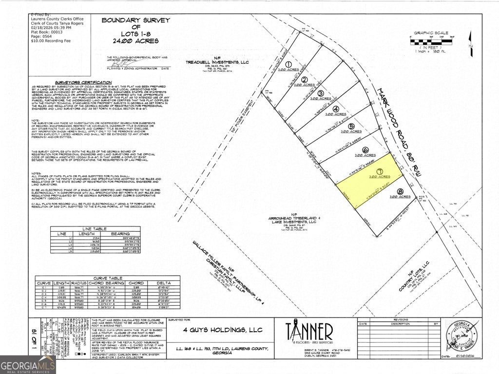 Photo of 0 Mark Wood Rd. Lot 7, Dexter, GA 31019 (MLS # 10847504)