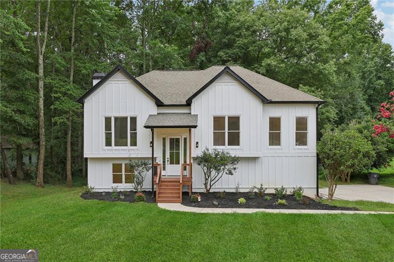 This is the one everyone's been waiting for! Tucked away in Alpharetta on a quiet, non-HOA street near the Cumming line, this fully renovated 4 bed, 3 bath home on 1 Acre offers rare value in one of North Metro Atlanta's most desirable pockets. Inside, enjoy a fresh, modern transformation-updated kitchen and baths, stylish fixtures, and a bright, open layout built for real living. Outside, the curb appeal has been completely reimagined: the front yard has been cleared to showcase the property, and the exterior has been fully refreshed from top to bottom. With no HOA, you've got the freedom to make it yours-whether that's adding a pool, parking your boat or RV, or just enjoying a little extra privacy. Surrounded by trees and peace and quiet, yet just minutes from shopping, restaurants, GA-400, and top-rated schools. Homes like this simply don't hit the market here-especially at this price. Don't wait.