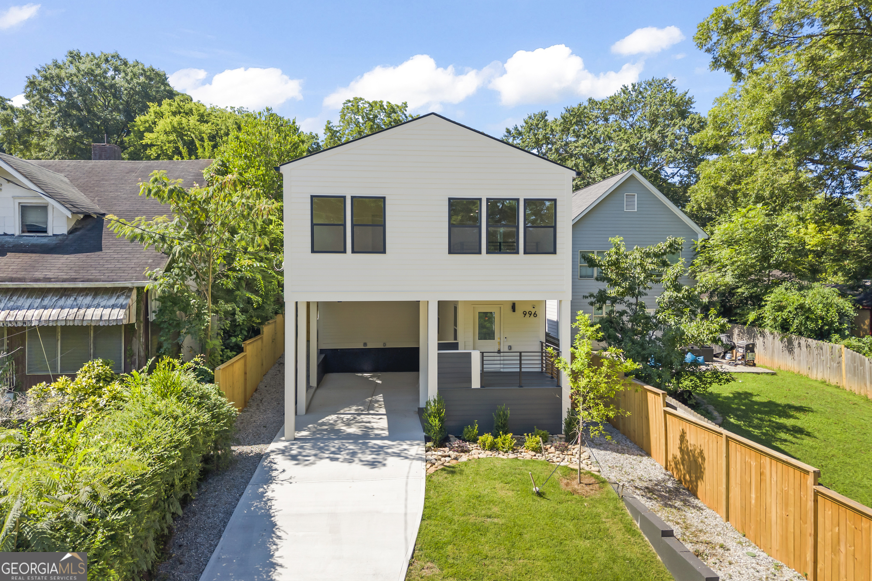 Modern Elegance Meets Smart Design in Ashview Heights. Experience the perfect blend of elevated design and functional living in this impeccably crafted residence by renowned builder Debby Le. This thoughtfully designed home features 3 bedrooms, 2.5 bathrooms, and a fully equipped Accessory Dwelling Unit (ADU) , an ideal opportunity for income potential, a home office, in-law suite or creative flex space. From the moment you enter, you'll be captivated by the meticulous craftsmanship and modern flair. The heart of the home, the gourmet kitchen, showcases custom detailing including a handcrafted vent hood, floating shelves, and sleek white appliance package-all curated to offer a sophisticated, high-end aesthetic. Upstairs, the luxurious Owner's suite is a true retreat, complete with a spa-inspired bath featuring a floor-to-ceiling tiled walk-in shower, a freestanding soaking tub, anchored by frameless glass and floor to ceiling tile, and a generous walk-in closet offers ample storage. The backyard ADU is a standout highlight-featuring a private bedroom and kitchenette, it's a rare find that adds versatility and long-term value to the property. Ideally located in the heart of Ashview Heights, you'll enjoy seamless access to Atlanta's top attractions including the Westside Beltline Trail, Mercedes-Benz Stadium, and the ongoing Gulch redevelopment. With nearby parks, boutique shops, and renowned dining options, this home offers the best of both tranquil neighborhood living and vibrant city life. Move-in ready and unmatched in value-schedule your tour today before this modern masterpiece is gone.