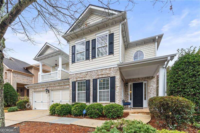 Immaculate home located in the Enclave section of the prestigious Crooked Creek Community in Milton, GA, renowned for its exceptional golf, swim and tennis facilities. This beautiful home is an entertainers dream! The open layout is a perfect mix of space and comfort. The spacious Primary Suite is located on the Main floor. A mini suite upstairs with an ensuite bath and a private balcony. Very large loft area upstairs that could easily be converted into a 4th bedroom that has easy access to a full bath. Flex space downstairs right off the entry that could be used as an additional bedroom, study or office. Tons of natural light throughout and a beautiful private fenced backyard with a covered patio. Quick access to some of the best Public and Private Schools in the area and the neighborhood is conveniently located near endless shopping and dining options - Halcyon, Downtown Alpharetta and Avalon to name a few - you don't want to miss the opportunity to make this amazing property your own!