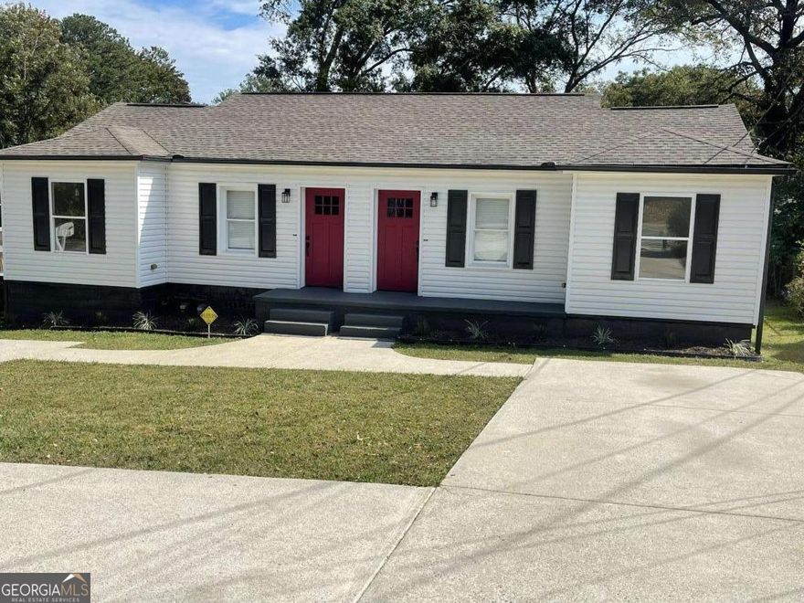 Prime location Duplex -- minutes to Marietta Square!  This fully renovated Duplex offers modern comfort and style.  Each Unit has 2 Bedrooms and 1 full Bathroom.  The Unit's have been thoughtfully updated, featuring Granite Countertops, Stainless Steel Appliances, Custom Soft Close Kitchen Cabinets, and luxury Vinyl flooring.  The Bathrooms have been completely remodeled with contemporary finishes and fixtures.  No HOA.  There is a lovely Park on the same street.    Enjoy peace of mind with newer HVAC systems, new hot water tank, and fresh paint inside and out.    Whether you're looking for a great investment opportunity or a home with income potential, this Duplex is move-in ready and designed for low-maintenance living.