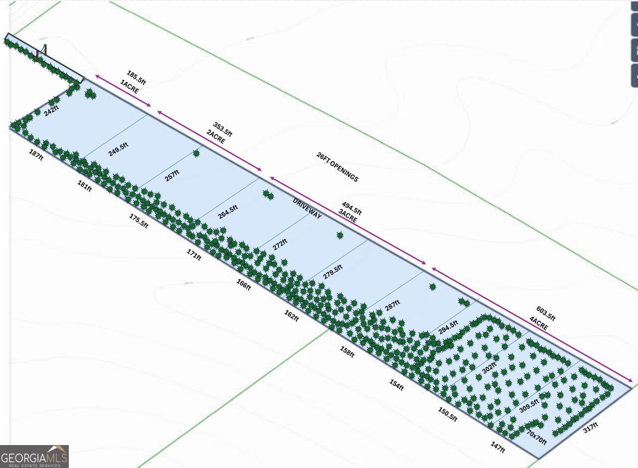 -6 acres of 10.18 acres has been cleared.-Owner has paid the full amount for the survey and plat which includes subdividing the property up to (10x) 1acre lots. New owner can decide on how many parcels to finalize as development is costly after 5 lots. Surveyor has marked boundaries for proposed 10 lots. -Lot 1 has a complete septic system for 6 bedrooms. It has been inspected and approved; on file with Baldwin county environmental health.-Lot 2 has a complete septic system for 4 bedrooms. It has been inspected and approved; on file with Baldwin county environmental health.-Lot 1 also has a 2 story stick built unfinished guest home with plans. This home is almost 3000sqft and is not reflected in the sale price of the land, but is yours to keep if you desire. It will have to go through all inspections with the county. The home does not have drywall and all systems are exposed. The seller can remove the home if you wish. -Lot 2 has a 816 sqft storage building that is not reflected in the sale price of the land, but is yours to keep if you desire. The seller can remove the building if you wish.