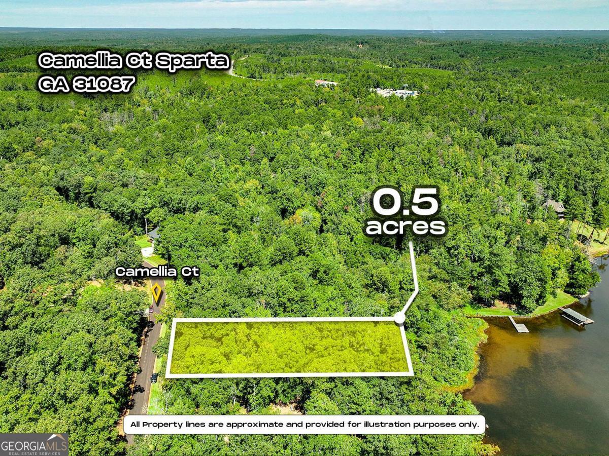 Lake Sinclair Frontage - This fairly level 0.5-acre lot offers an exceptional build site for a lakeside retreat with direct Lake Sinclair frontage. Ideal for a single-family lake home or weekend getaway, the property features serene water views, abundant morning light, and easy access. Level terrain minimizes site prep costs and maximizes space for a deck, patio, or private dock (subject to approvals). Direct waterfront access supports boating, fishing, and kayaking, while Sparta's shops, dining, and services are just a short drive away.