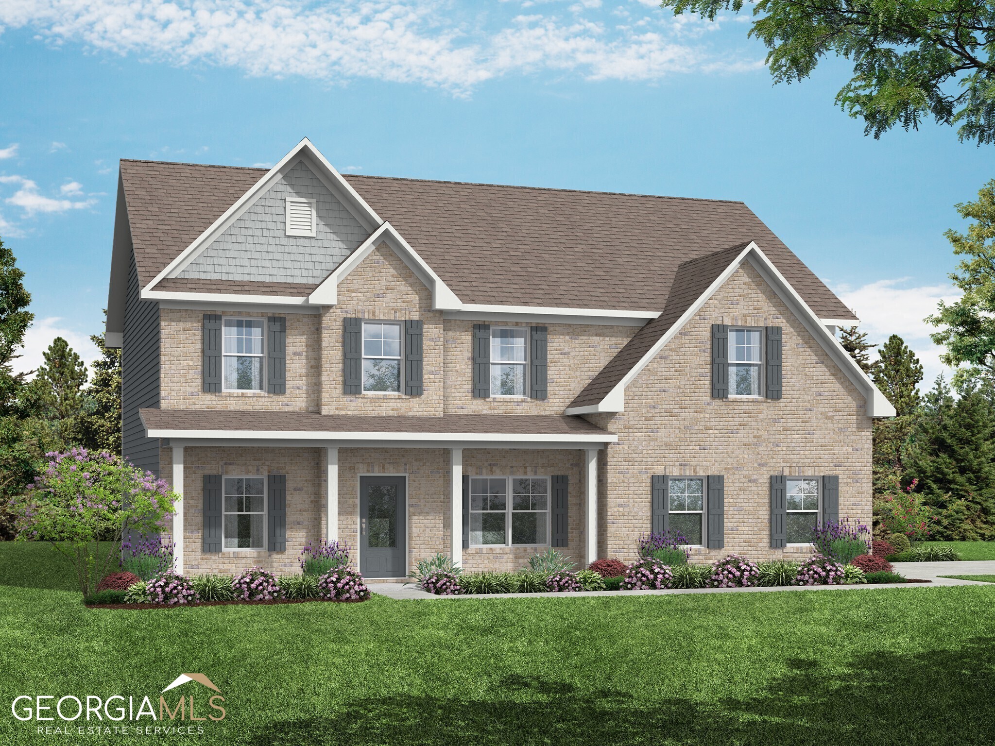 Katherine Plan built by Direct Residential Communities of Pineview Estates. Walk into this Grand 2 story foyer flanked with a large formal dining room and den/flex room. Spacious Family room open to dream kitchen with large island, granite countertops, overlooking a large breakfast area. 1st floor bedroom suite perfect for guest or extended family. Stairs leads to a large loft on second level for another living space, spacious secondary bedrooms and laundry room. Primary suite with trey ceilings,large bathroom with separate tub and tile shower, double vanity opens to large walk in closet. Enjoy entertaining on the Covered patio on this large lot. *Secondary photos are stock photos.* **Current incentive 10k closing costs with use of preferred lender.** Close in August.