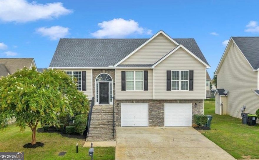 Discover the perfect blend of comfort, space, and convenience in this beautifully updated two-story home featuring 5 bedrooms and 2.5 bathrooms-ideal for families, guests, or a dedicated home office.  The main level offers two bedrooms, a half bath, and a laundry room just off the roomy two-car garage, ensuring everyday functionality and ease. Upstairs, the primary suite and two additional bedrooms create a private and peaceful retreat for everyone.  At the heart of the home, the oversized kitchen shines with brand-new stainless appliances, granite countertops, and ample cabinetry, opening to a spacious deck-perfect for morning coffee, grilling, or evening gatherings. Enjoy both an eat-in kitchen and a formal dining room that can easily flex as a sitting area, playroom, or office space.  Every detail has been thoughtfully refreshed, including new flooring, fresh paint, updated fixtures, plush carpet in bedrooms, a new hot water heater, and a new garage door motor. Major systems provide added peace of mind with a roof and HVAC replaced just 18 months ago.  With its modern updates, versatile layout, and prime location, this home checks all the boxes. Don't wait-schedule your private tour today and see why this one won't last long!