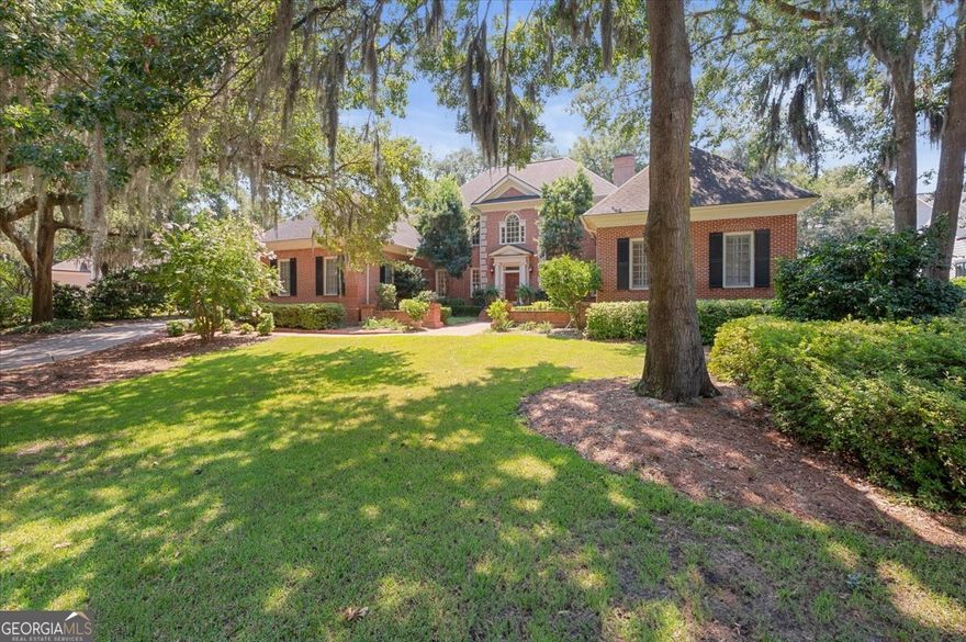 Exquisitely positioned atop the highest lot in Savannah's prestigious, gated Causton Bluff community, this extraordinary waterfrontestate offers an unmatched blend of timeless Southern charm and elevated coastal luxury. Set against the sweeping backdrop of theIntracoastal Waterway/Wilmington River, the property boasts panoramic, unobstructed water views from nearly every room-yetrequires no flood insurance. Nestled on a meticulously landscaped lot with manicured gardens and mature coastal flora, the home'sinviting screened porch and multiple outdoor living areas offer the perfect setting for relaxing, or entertaining while taking in many typesof boats cruising by, gentle sea breezes, and golden sunrises. Inside, elegant interiors are bathed in natural light, featuring soaring 10'ceilings, intricate millwork, designer lighting, and wide-plank hardwood floors. The living spaces flow effortlessly into a chef's kitchenequipped with high-end appliances, custom cabinetry, quartz countertops, and a spacious island ideal for gatherings. The serene firstfloor primary suite is a private sanctuary with spectacular water views, a spa-inspired his and her separate bath areas with two walk inclosets. Additionally, three guest suites upstairs (two with walk-in closets) provide comfort and privacy for family or visitors. A 30-footboat slip provides direct deepwater access to Savannah's celebrated coastal waterways, making this home a true boater's dream. Just a10 minute drive to historic downtown Savannah, boutique shopping, fine dining, and a short drive to Tybee Island's beaches, this rareoffering delivers a lifestyle that blends serenity, sophistication, and adventure.