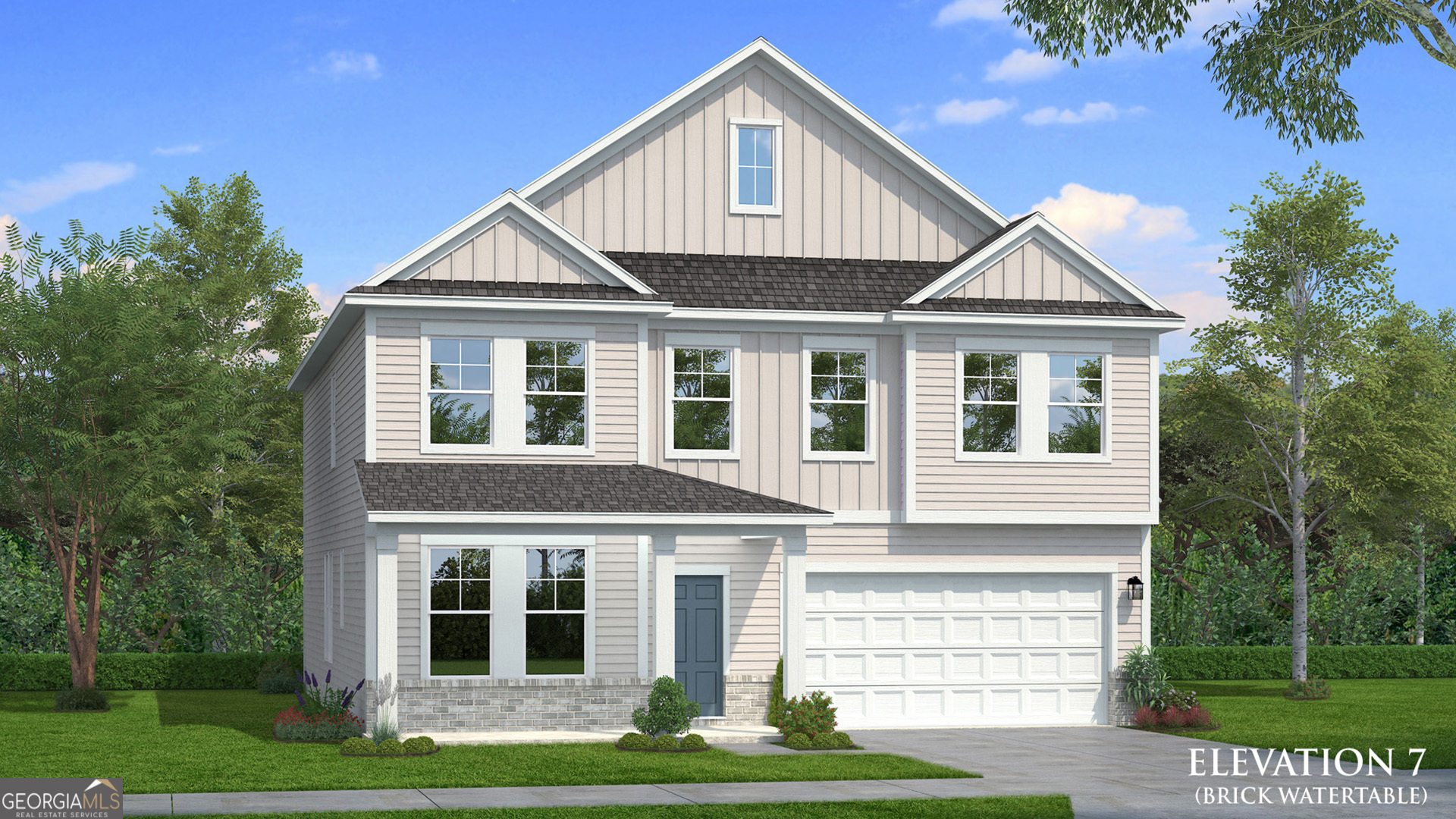 Experience refined living in the heart of Henry County with the beautifully designed Wagener floor plan on Homesite 268 in the exclusive Kingston community by DRB Homes. This thoughtfully crafted home offers over 3,050 square feet of elegant living space, featuring 5 bedrooms, 3 full baths, and a flowing open-concept layout perfect for both entertaining and everyday comfort. Step inside to a welcoming foyer that opens to a formal dining room accented with coffered ceilings and bay windows, blending architectural detail with abundant natural light. A flexible main-level room provides the ideal space for a home office, sitting room, or guest retreat-designed to adapt to your lifestyle. The heart of the home is the chef-inspired kitchen, boasting a large center island, sleek quartz countertops, designer cabinetry, and a timeless tile backsplash. Complete with stainless steel appliances and a walk-in pantry, this kitchen offers the perfect balance of function and luxury. The kitchen opens seamlessly into a spacious family room-ideal for relaxing nights in or hosting gatherings. Upstairs, the luxurious primary suite serves as your private retreat, featuring his-and-hers walk-in closets and a spa-like en-suite bathroom with a large tiled walk-in shower and dual vanities. Also on the second level is a versatile loft space, perfect for a playroom, media area, or reading nook. The upstairs laundry room adds everyday convenience with no need to carry clothes up and down the stairs. Additional features include a 2-car garage, stylish interior finishes, and a spacious homesite within a sought-after, family-friendly neighborhood. With its elevated interiors and functional layout, this home effortlessly blends comfort, style, and practicality. Located just minutes from I-75, premier shopping, dining, and top-rated schools, Kingston offers the perfect combination of convenience and community. Enjoy new amenities which are about to begin construction including pool, cabana, playground and sports court. This home is currently under contract. Please note: If the buyer is represented by a broker/agent, DRB REQUIRES the buyer's broker/agent to be present during the initial meeting with DRB's sales personnel to ensure proper representation.