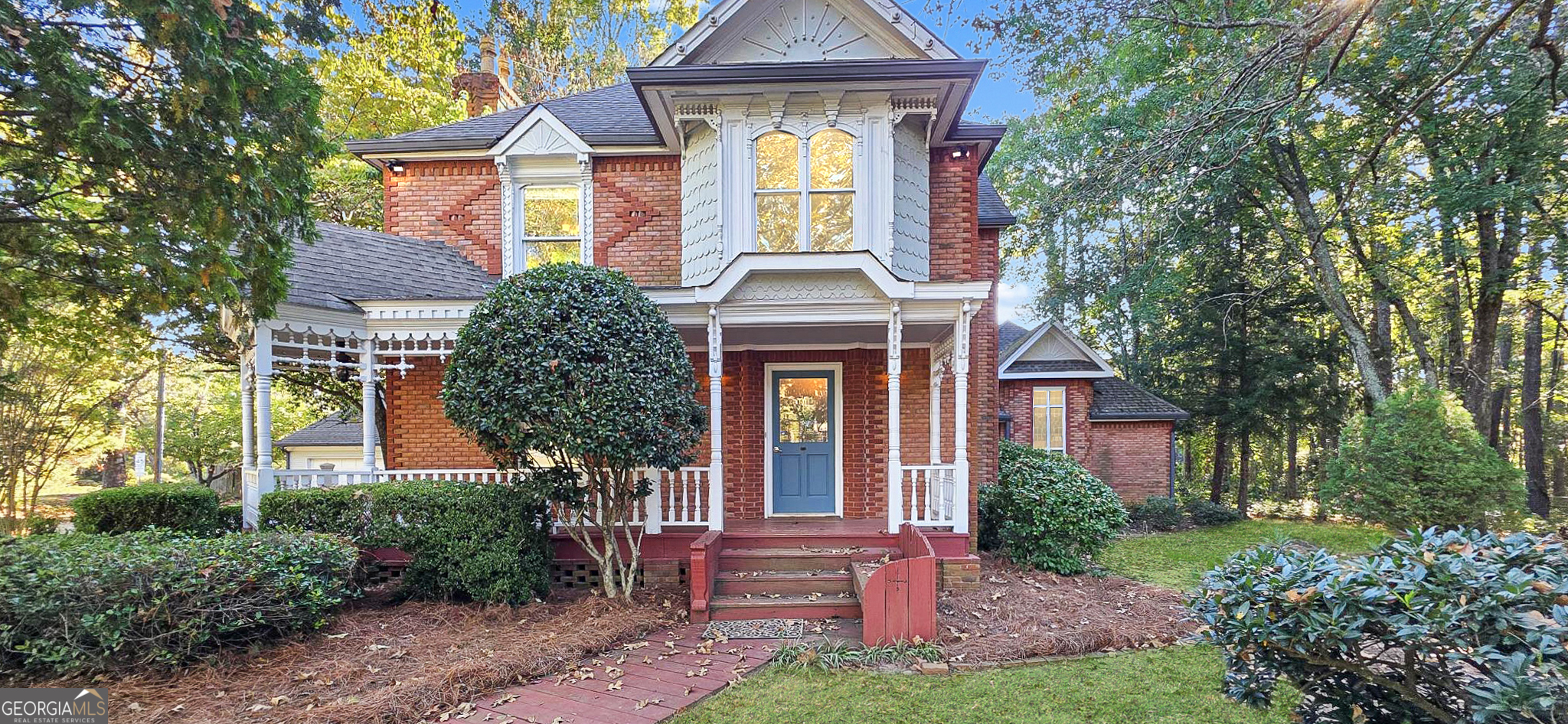 Stunning One-of-a-Kind Brick Home in the Desired Ola School District Located in beautiful Henry County, this 1,934-square-foot brick masterpiece is truly one of a kind-overflowing with architectural glamour and timeless craftsmanship. From the custom brickwork and walkways to the exquisite wood detailing throughout, every feature of this home reflects elegance and character, including leaded stained glass! Enjoy cozy evenings by the fireplace, quiet mornings on the stunning front porch, and the convenience of a 2, yes 2 detached garages that perfectly complements the home's classic charm. While the home has experienced a rough six months with renters who took a toll, its strong bones and unique beauty remain intact. With a little work, this gem will once again shine-ready to return to its full glory within weeks!