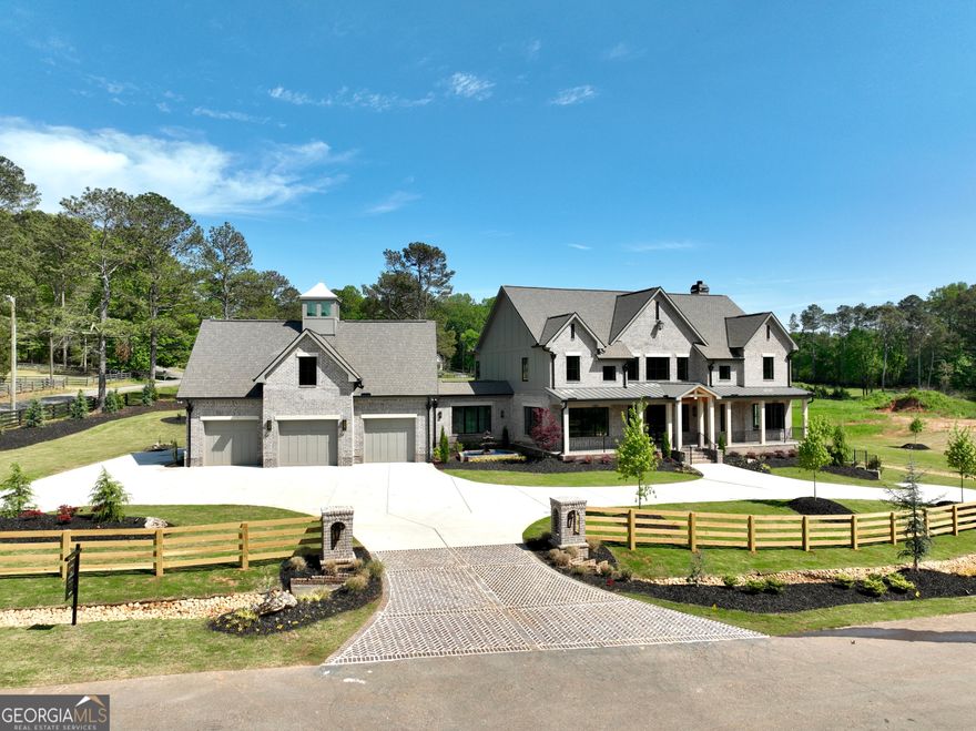 Use 250 Old Jones Rd. Alpharetta, Ga. 30004 for GPS. Welcome Home to this Exquisite Craftsman-Style Home, A True Masterpiece of Elegance and Charm. This Beautiful Home is set to be finished in February 2025. Located in the Highly Coveted Cherokee County, Alpharetta, Georgia. This stunning residence offers the Perfect Fusion of Suburban Tranquility and Urban Convenience. Impeccable Brick Construction on All Sides Exudes Timeless Sophistication. We offer, Top of the Line Wolf, Sub-Zero, and Cove Appliances that will elevate your Culinary Experience. Our Locally Crafted Custom Built Cabinets and Stain in Place Hardwood Flooring Enhance this Beautiful Living Space. You Will Be Mesmerized by the Show Stopping Black Metal and Glass Staircase System. Control Your Climate, Surround Sound, and Lights All From an App on Your Phone. Our Meticulously designed His and Her Master Closets are tailored for the Most Discerning Client. The Outdoor Living Area is a Thoughtfully Designed Covered Patio and is Equipped with Wolf appliances, Elegant Herringbone Brick Detailing and Includes Flush Mount Exterior Heaters for those Chilly Evenings. We Include Upscale Details from Intricate Trim Details throughout, to Custom Designed Solid White Oak Beams, to our One of A Kind Designer Light Fixtures. We Craft our Homes With Premium F Wave Synthetic Roof Shingles that offer a 50-year warranty, Class 4 Hail, and Class A fire rated protection. Our JeldWen Casement Windows offer a 10-year warranty (20 Year Glass Warranty) to ensure durability and longevity. You are furnished with a Prewired EV outlet in garage. The Total Square Footage includes heated main living, finished basement, and bonus square footage, along with 1997 square feet for front and rear porches plus garage for a total of 9810 Square Feet. Enjoy easy access to top-rated schools, parks, shopping centers, and dining options. Showings will be scheduled upon receipt of Proof of Funds (POF) or Prequalification Letter. Listing agent will be present for all showings. Security CameraCOs in Use.