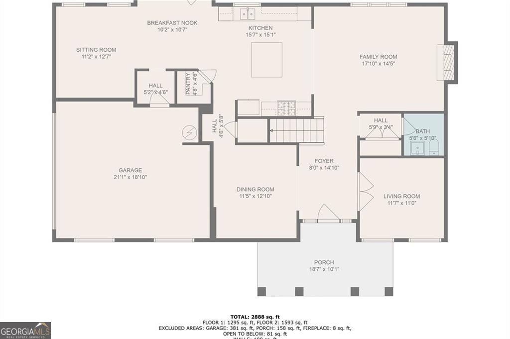 Lawrenceville, Georgia 30044, United States, 4 Bedrooms Bedrooms, ,3 BathroomsBathrooms,Residential,Active,238014