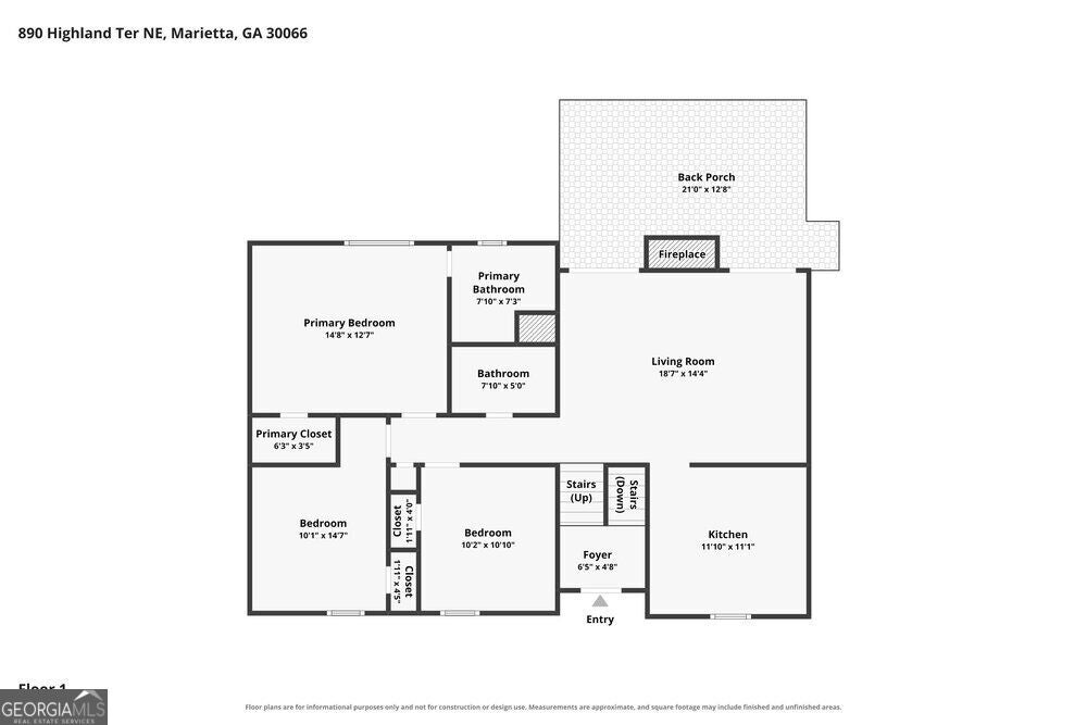Photo of 890 Highland Terrace NE, Marietta, GA 30066 (MLS # 10872058)
