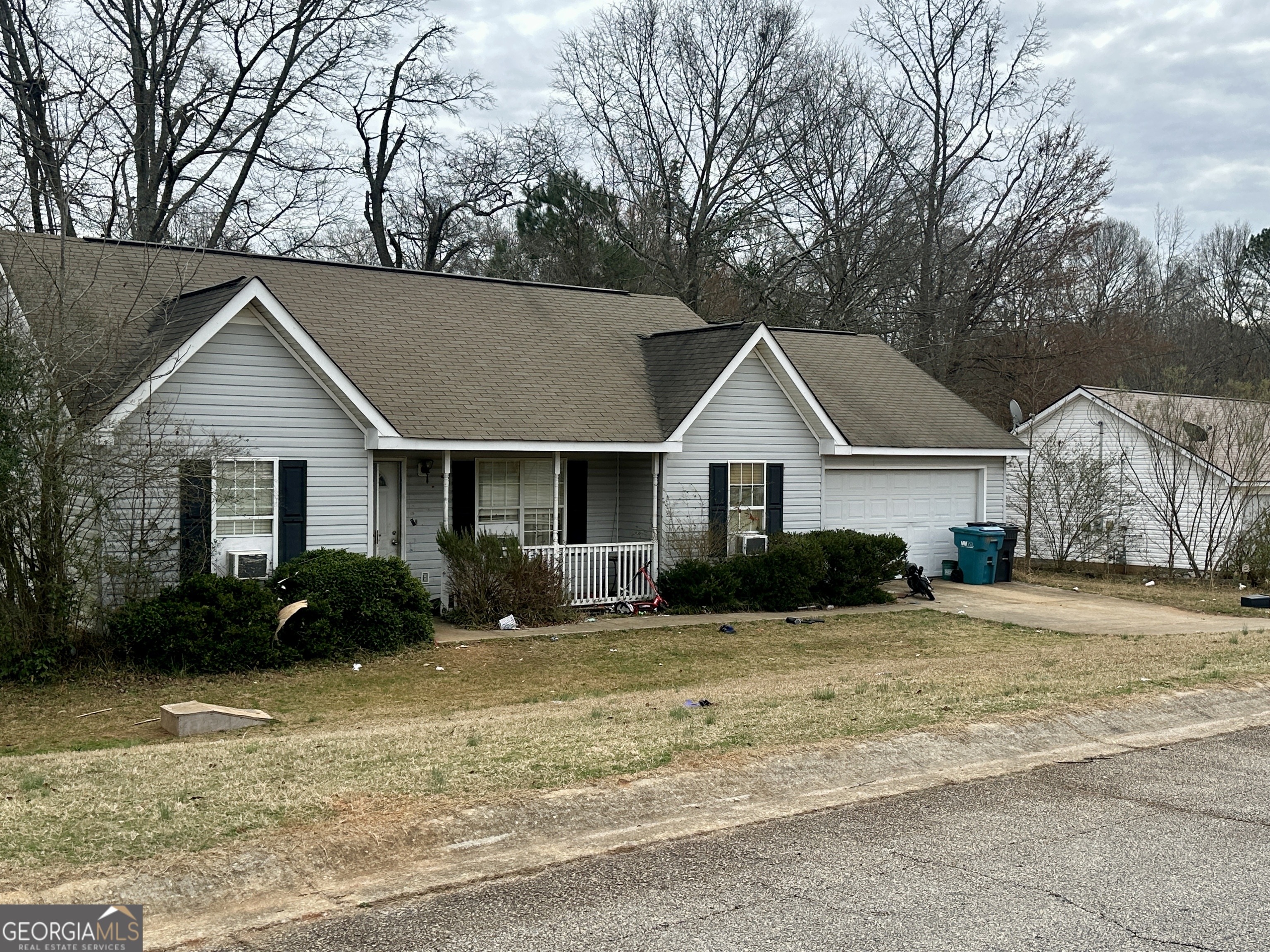 Welcome to 146 Princess Court, Jackson, Butts County, Georgia! This charming 3-bedroom, 2-bath home, built in 2000, features an attached 2-car garage and sits on a generous 0.43-acre lot within the city limits of Jackson-offering a perfect blend of comfort and convenience. Start your mornings on the classic rocking chair front porch, and enjoy the spacious backyard-ideal for outdoor living, entertaining, or gardening. The property is connected to public water and sewer services for added ease. Currently leased on a month-to-month basis. Please do not trespass or disturb the tenants. For more information, contact the listing agent.