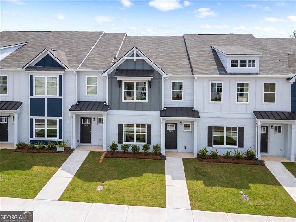 YOU will LOVE this New Maintenance Free/Swim Community Located In Conyers- Conveniently Located To I-20, Easy Access To Downtown and Hartsfield Airport. Our Beautiful Rear Entry Ivey Model Offers 3BD/2.5 BA w/Huge Two Car Garage, Gourmet Eat-In Kitchen White Cabinets, Walk-In Pantry, Granite Countertops, Island w/Brkfst Bar, Separate Dining Area Upstairs Boast An Open Loft/Game RM Great For Relaxing and Entertaining, Two Oversized Bed RMS, Laundry, Inviting Spa Owners Suite W/Tray Ceiling, Sitting Area, Huge WIC Closet, Raised Vanity W/Dual Sinks, Granite Countertops, Relaxing Garden Tub W/ Separate Shower. See Agent For Details and Availability. Directions Google Maps - TYPE in Riverside by Rocklyn Homes.
