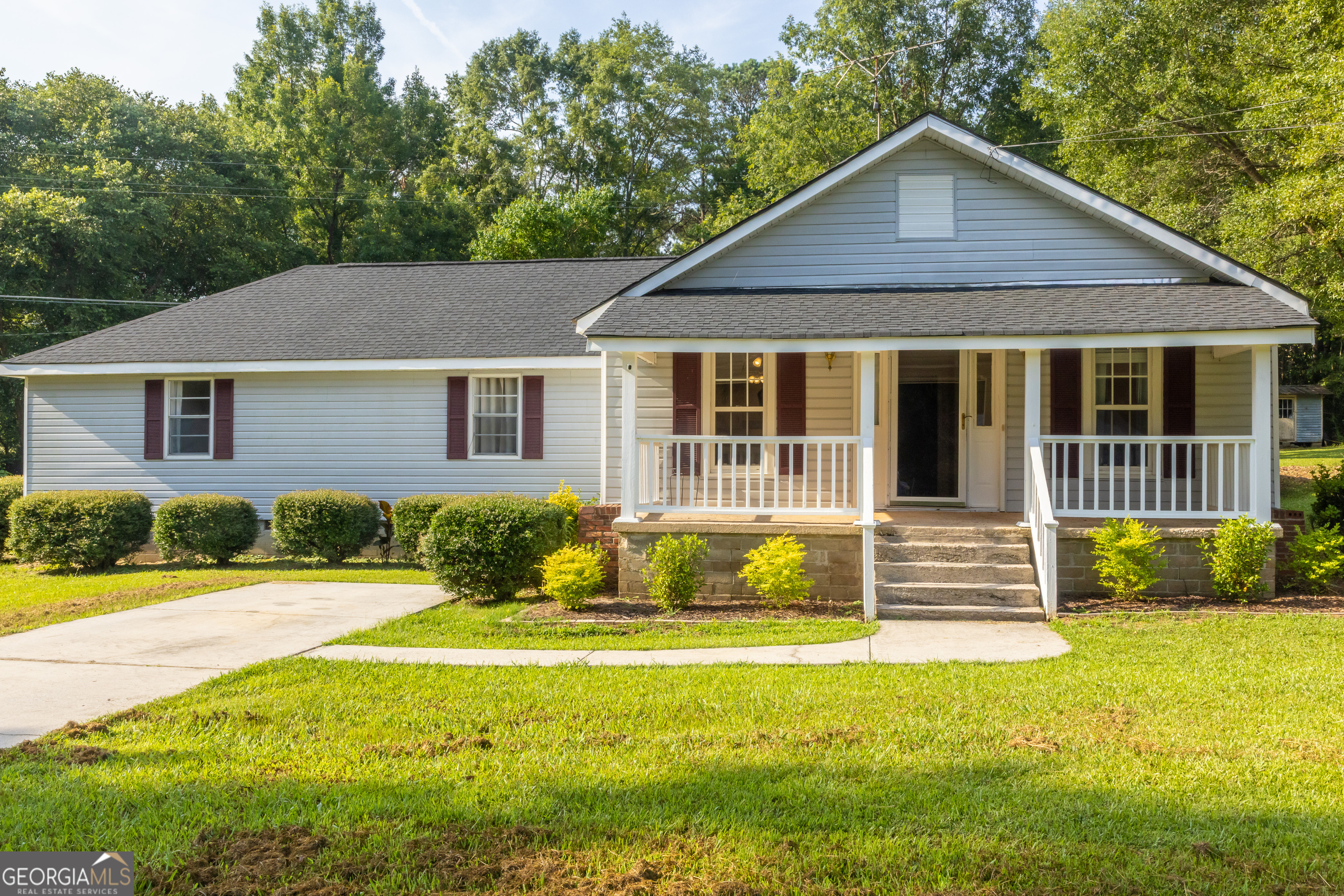 Charming Renovated Ranch on 3 Acres in Thomaston, GA Welcome to this beautifully renovated 1945 ranch-style home nestled on a peaceful 3-acre lot in Thomaston, Georgia. Blending timeless character with modern upgrades, this spacious 3-bedroom, 2-bath home offers the perfect mix of comfort and functionality. Step inside to discover generously sized bedrooms-each large enough to be considered a master-offering ample space and flexibility for your lifestyle. The true master suite is a retreat of its own, complete with a luxurious jetted soaking tub, a stunning marble tile shower, walk-in closet, and direct access to a private deck-ideal for relaxing or entertaining under the stars. Privacy is key with the backyard completely surrounded by a privacy fence and playset for the kids. Renovated top to bottom in 2021, this home features updated electrical, plumbing, HVAC, and a new roof-giving you peace of mind for years to come. The expansive property is dotted with mature fruit trees and includes a fully wired outbuilding, perfect for a workshop, studio, or additional storage. Don't miss your chance to own this unique blend of historic charm and modern luxury-all on a picturesque, sprawling 3 acre lot.