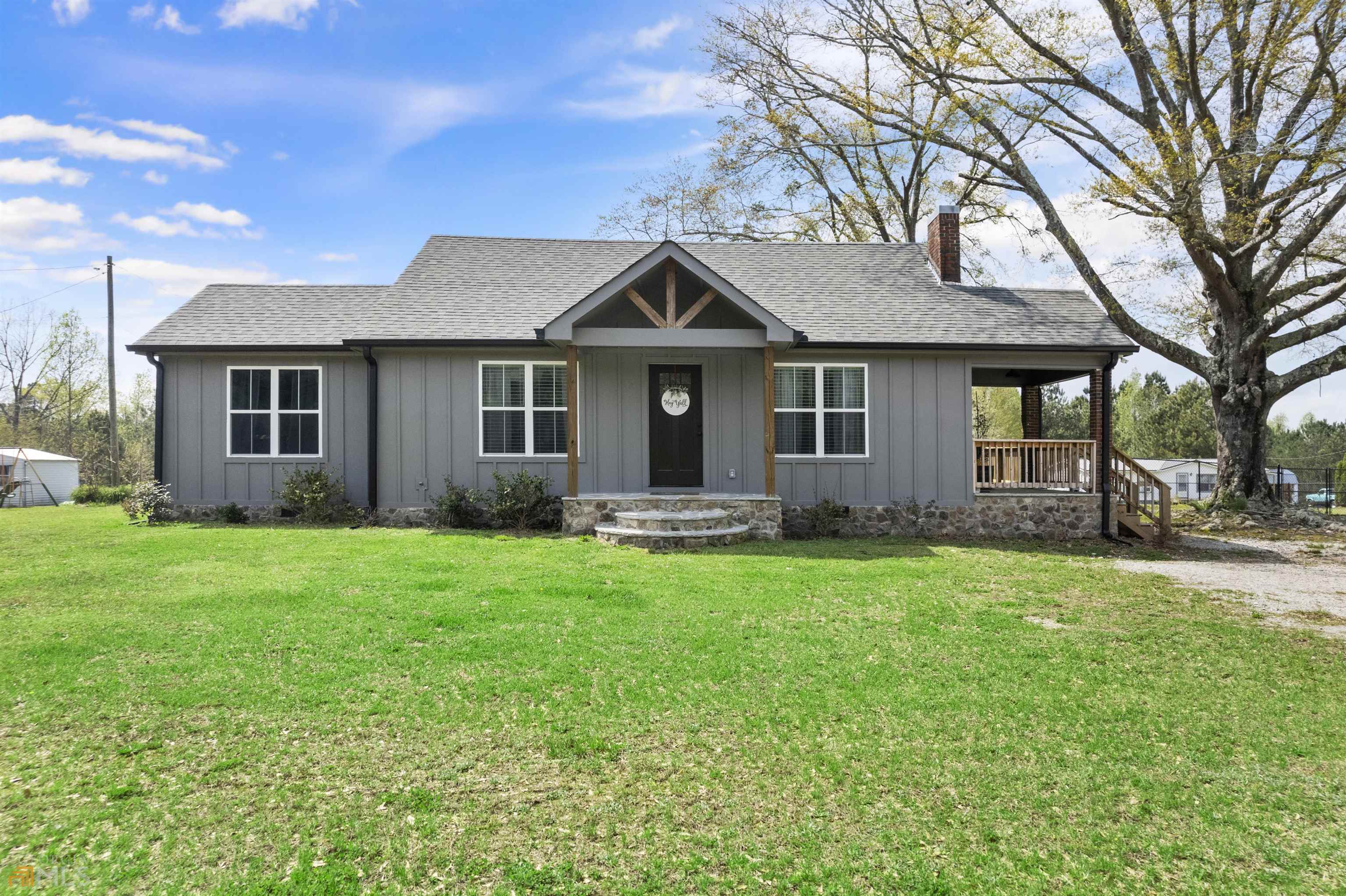 Welcome home! This 3 bedroom, 2 bathroom open concept home has been completely renovated throughout! All major systems including the roof, HVAC, and water heater are all less than 2 years old! With LVP throughout, tiled bathrooms, granite countertops, and stainless steel appliances, no upgrades are necessary! This home is situated on 1.62 acres, and features a nice level lot with a fenced in back yard.