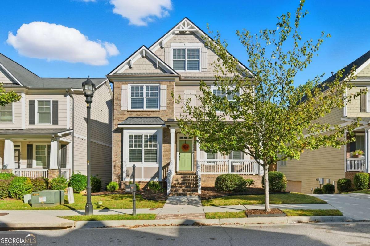 Freshly Updated & Move-In Ready in DuPont Commons...Welcome to 1433 Dupont Commons Circle. This gorgeous home will wow you! It shows like a model, prepare to be impressed. One of the largest floor plans, it features 5 BR's and 3 full baths- no detail in the stunning renovation has been overlooked. In fact, the view of the Atlanta skyline from one BR(or flex room) on the top level is exhilarating. Just wait and see! Step into style and comfort with this beautifully updated"turn key" home in one of Atlanta's most sought-after communities. This well maintained residence offers the perfect balance of classic charm and modern upgrades within minutes of West Midtown's top dining, shopping, and entertainment. From the moment you arrive, you'll notice the freshly painted exterior and trim, giving the home a crisp, modern curb appeal. The back deck has been newly restained, perfect for outdoor entertaining or quiet evenings under the stars. Inside, every detail has been thoughtfully crafted to create a clean, move-in-ready feel. Brand new carpet brings warmth and comfort to the upstairs, while the main level's hardwood floors have been professionally refinished to a rich, like-new LUSTER! Every room feels fresh and inviting, with a seamless blend of charm and functionality. Plus, the entire inside has been professionally painted the perfect neutral color for you to enjoy. So much natural light and an open floor plan make this home so very special. You will love the gourmet kitchen with SS appliances, granite counters featuring a large island, which flows effortlessly into the dining room and huge family room- great open space for all your entertaining. Upstairs, you have two spacious secondary BR's with full bath in the hall and a huge primary with two large walk-in closets, one of which has a custom shelving system which you will love! The oversized primary is both spacious and light-filled, and the ensuite bath has dual vanities and a spa-like soaking tub and full shower. But wait, there is MORE- one more level up featuring two more BR's and a full bath. Yes, this is where you find the drop dead gorgeous view of the Atlanta Skyline. So, do you need 5 Br's well in case you don't, you can repurpose one or more for your individual needs, no problem at all. The Terrace level features a HUGE garage which includes several shelving units for all your storage needs and a large unfinished space currently used as a workout area but can be finished and plumbed for a bathroom if you wish. Located in the vibrant DuPont Commons neighborhood, residents enjoy tree-lined streets, friendly sidewalks, and resort-style amenities-all just minutes from the best of West Midtown. The amenities in the community are off the charts-pool, clubhouse, fitness center, dog park, Koi pond, waterfalls, playground, pavilions, and multiple parks! Plus minutes to I-75, The Works, Top Golf, Westside Provisions District, Bolton Academy and downtown Atlanta-this can be all yours ! Don't wait, don't hesitate- this incredible opportunity to live a country club like experience will not last long! All new. All refreshed. All ready for you.