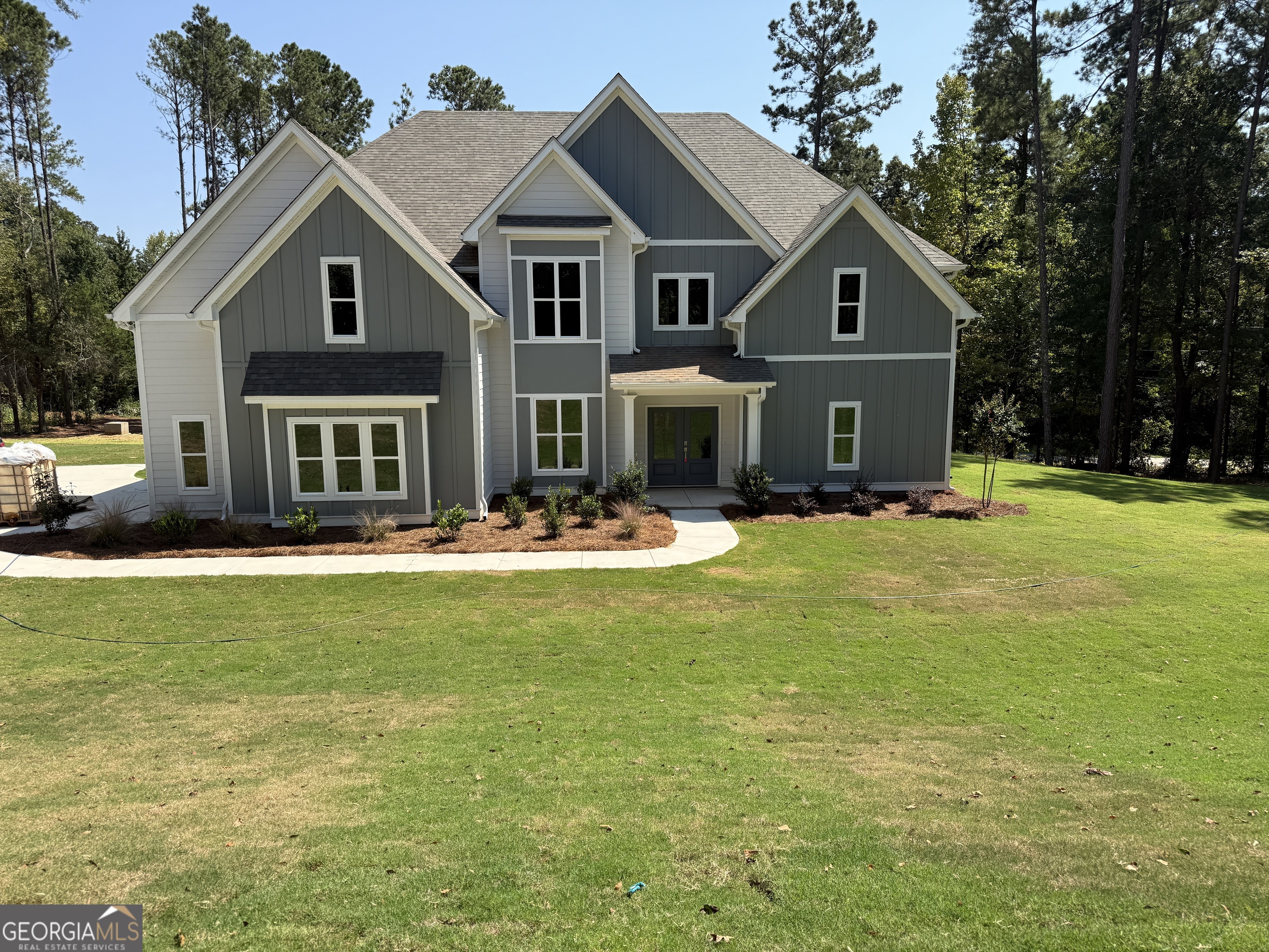 WOW! 3,792 Sq Ft | 1.26 Acres | Crystal Hill! Public Water & Fiber Internet Available! Estimated Completion: September 2025. Introducing "The Tinsdale" - a stunning new construction home that truly has it all! This spacious home offers over 3,700 square feet of thoughtfully designed living space, featuring 4 bedrooms, 3.5 baths, a dedicated home office, and an upstairs recreation/living room - perfect for growing families or those who love to entertain. Step through double front doors into a dramatic two-story foyer, flanked by a formal dining room and flowing into a grand two-story living room with coffered ceiling and modern electric fireplace with floor ceiling trim detail. The open-concept kitchen is a showstopper with abundant windows and cabinetry, shadow storm countertops, a stylish tile backsplash, designer pendant lighting, and a large center island ideal for casual dining and hosting. The charming vaulted breakfast area opens directly to a covered rear porch - perfect for outdoor living. On the main level, you'll also find a spacious laundry room and a luxurious owner's suite complete with tile floors, a freestanding tub, tiled walk-in shower, double vanity, and a private water closet. Upstairs offers incredible versatility, featuring three generously sized guest bedrooms, two full baths, a large open living area, and a home office with a view. Additional premium features include: *Cement board siding *Architectural shingles *Low-E energy-efficient windows *Spray foam insulation in the attic. Smart home features: keyless deadbolt, select smart switches, video doorbell & more. Builder requires a 2% construction deposit and offers a $2,500 credit with the use of a preferred lender - plus an additional $2,500 from the lender! Call, text, or email for pre-sale opportunities, or visit our website for more information.