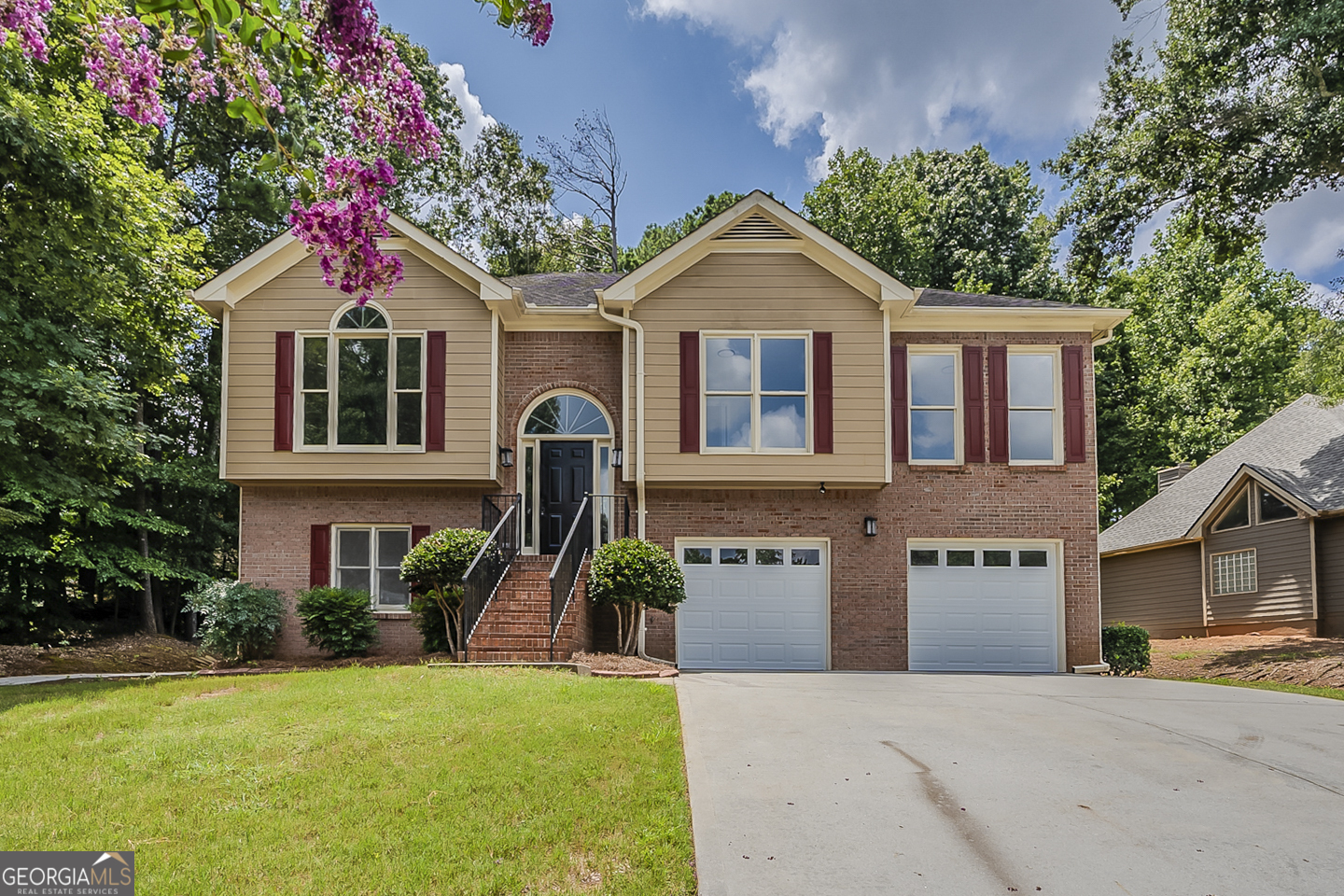 This beautifully updated 4-bedroom, 3-bath home features full interior paint, new carpet and LVP flooring, and stylish new light fixtures. The refreshed kitchen includes painted cabinets and a sleek new backsplash. Enjoy vaulted ceilings and a cozy fireplace in the living room. Bathrooms have been tastefully refreshed, and a brand-new HVAC ensures year-round comfort. Move-in ready with charm and space throughout!