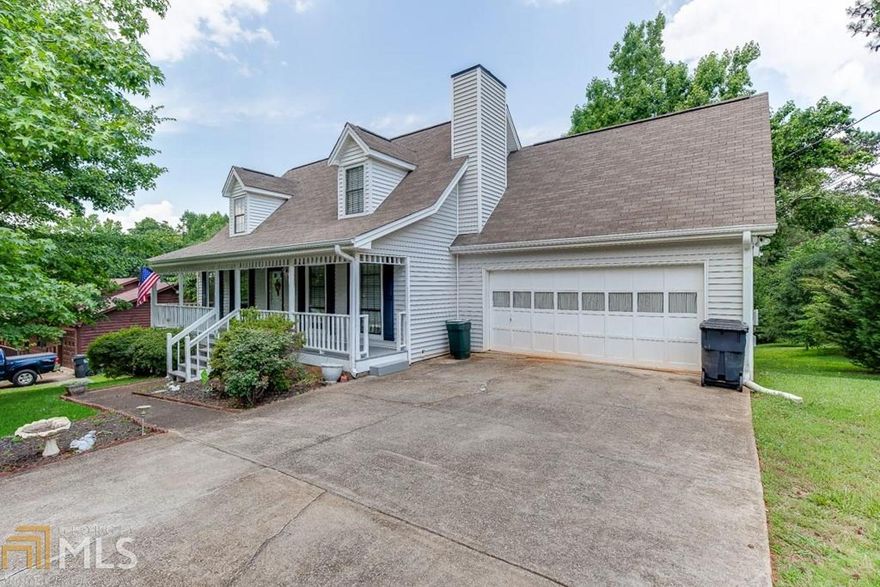 Master on the Main! NO HOA! NEW HVAC! Adorable 3 bedroom 2 bath cape cod style home. Hardwood floors. Spacious family room with cozy fireplace. Large kitchen with lots of cabinet space with view to the dining area. Walk outside from dining room into the sunroom that overlooks the large backyard. Master suite and laundry room on main level. Upstairs offers 2 large bedrooms and full bath. Bonus room connected to one ofthe guest bedrooms great for a teen suite, in-law suite and so much more. Back deck overlooks large fenced back yard that's perfect for entertaining. Square footage in tax records is not correct as it doesn't include the permitted sunroom.