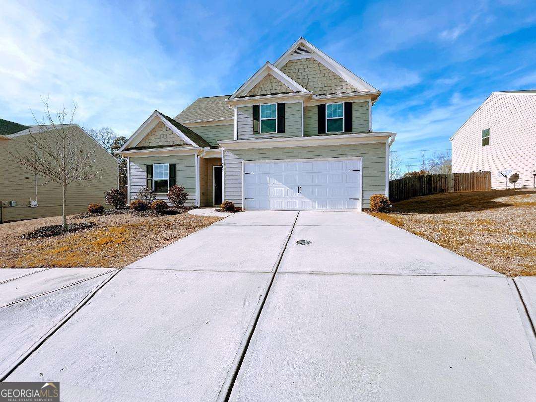 Look no further! Stunning two-story home with 4 bedrooms and 2.5 Baths built in 2019 is just like new! Open concept Kitchen with granite counter-tops and walk-in pantry is open to large family room, perfect for entertaining. Gracious office/living room and dining room large enough for a full sized dining room table. All bedrooms on the upper level are spacious and include a large master suite with his & hers walk-in closets, separate shower, and garden tub. You will love the flat, private, fully fenced backyard. Large 2 car garage. The Seasons at Pendergrass offers swimming pool, playground, club house, walking trails and a neighborhood lake. Near I-85, Tanger Outlet and Chateau Elan Winery/Hotel/Golf . Make it your own!