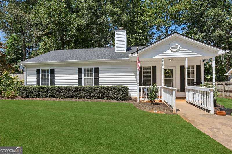 Welcome home to this adorable 3-bedroom, 2-bath gem in Forsyth County. The open kitchen includes a breakfast area and pantry. The family room features a cozy wood-burning fireplace and sits next to the kitchen. Bring your chickens or purchase the ones you've always wanted, they will have a home already set up. Plenty of room for planting your favorite garden. Enjoy peace of mind with upgrades: roof (2019), HVAC (2018), water heater (2020), siding and soffits (2023), and septic drain fields (2023). The storage shed provides extra space or can serve as a workshop for hobbies. Forsyth County offers lower property taxes and excellent schools. Come see this one-level beauty! Rentals allowed.