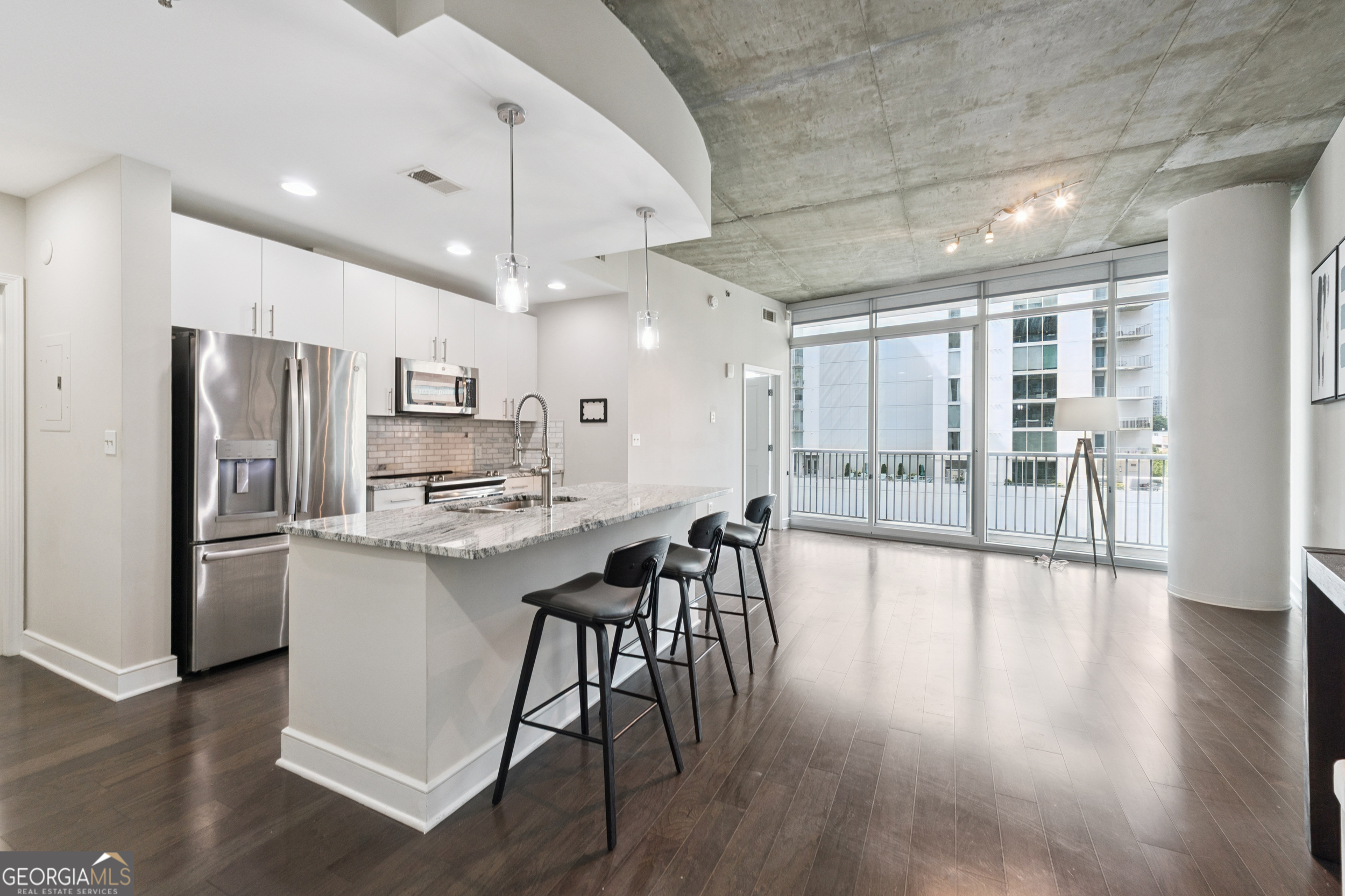 Welcome to Unit 1030, an amazing find in Plaza Midtown. This spacious one-bedroom, one-bathroom condo stands out with more square footage than comparable units-and a stunning renovation that sets it apart. Featuring a new HVAC system, updated appliances, and elevated finishes throughout, this home has been thoughtfully upgraded with care and attention to detail! Enjoy the convenience of Midtown living with modern comfort and style-perfect for those who want more than the standard. 24-HOUR concierge, salt water pool, amazing common areas, state of the art gym, gas grills and fire pit area, and even a pet area. Take elevator to Publix, 1 minute Walk to marta, 10 minute walk to piedmont park and belt line. Seller offering 5,000 contribution with full price offer!!