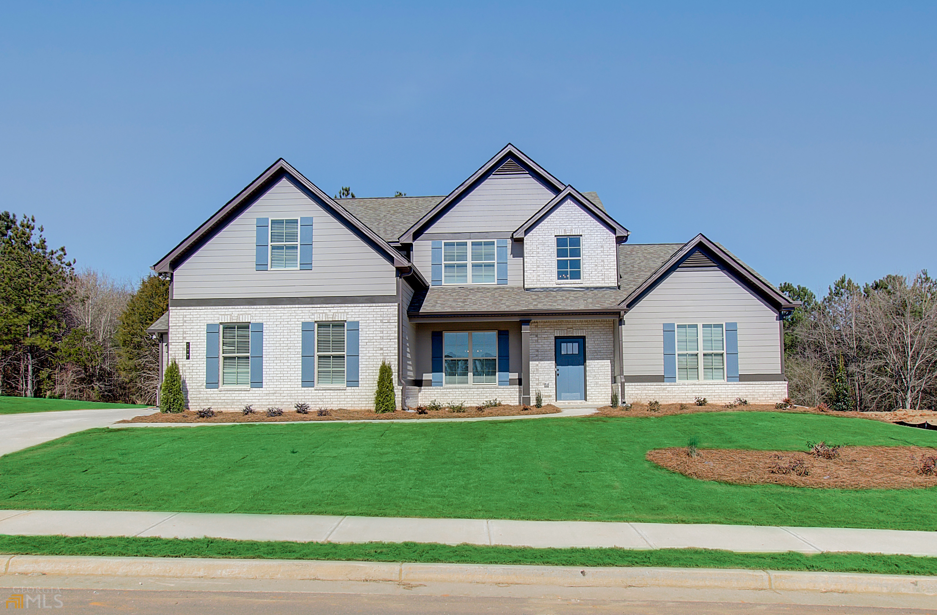 Introducing the Henry II plan built by DRB Homes! Welcome to Henry County's newest and most exciting community, Calcutta! Just minutes away from schools, I-75, and shopping! This neighborhood is a true must see. Enter into a large 2 story foyer with luxury flooring and a formal living with upgraded trim! Owner's suite on main level with spa like features including walk in shower and free standing tub to provide a luxury feel! Kitchen features oversized kitchen island with quartz counter tops, large pantry, lots of cabinet space, and stainless steel appliances which includes double ovens and gas cooktop stove, and a large breakfast area with access to the rear covered patio. Luxury hard surface flooring throughout the entire main level (expect bedroom)! Large secondary bedrooms with great closet space. Large open loft area that is perfect for entertaining! Photos are stock photos and not the actual home. Color schemes and features may vary.