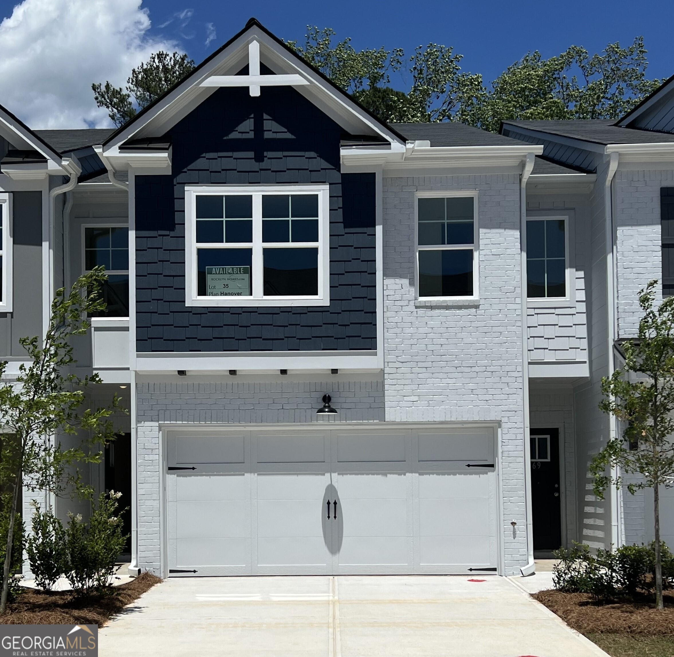 New Maintenance Free Community Located in Conyers with Convenient Access to I-20 for Quick and Easy Routes to Downtown and Hartsfield Airport. Our Beautiful Hanover Floorplan Offers 3 Bedrooms and 2.5 Bath with Front Entry 2 Car Garage and 2 Car Driveway, Private Fenced in Backyard with Concrete Rear Patio. Enjoy a Gourmet Kitchen with Oven, Stove, Microwave, and Dishwasher Appliances Included, White Cabinets, Walk-in Pantry, Dining Room Overlooking Family Room. Upstairs Sports Bonus Room Loft Area, Two Large Secondary Bedrooms, Laundry Closet, Inviting Owner's Suite with Tray Ceilings, Sitting Area, Walk-in Closet, Raised Vanity with Dual Sinks, and Relaxing Garden Tub with Separate Shower. **Pictures are of Staged Model Home Layout** Home is Move-in Ready. Receive Seller Incentives of up to $10K FLEX CASH That Can Be Used Towards Closing Costs, First Year HOA Paid, Rate Buydown, or Appliance Packages in Addition to Permanent Rate Buydown to as Low as 4.99%* FHA/VA Fixed Interest Rate if Closing Before October 10th 2025 with Preferred Lender BankSouth Mortgage. See Agent Alex Jenkins and Peaches Watson for More Details and Availability. Directions on Google Maps - Type in Old Salem Crossing by Rocklyn Homes.