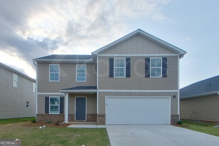Welcome to Old Stone Crossing! This stunning, brand-new single-family home in Warner Robins boasts 4 bedrooms and 2.5 bathrooms, hardwood floors, granite countertops, W/D hook-ups, and a two-car garage. Old Stone Crossing is located just 15 minutes from Robins Air Force Base, less than 30 minutes from downtown Macon, and is easily accessible to I-75. This home is cat and dog friendly with no breed restrictions. Long-term leases available and 24/7 Emergency Maintenance provided! Please see last photo in reel for all applicable DISCLAIMERS. Visit our Kairos Living website to tour this home on your schedule with our "Self Tour" feature and apply today! Please Note: The advertised rent amount covers the base rent only. Additional monthly charges include a $29.99 Smart Home Fee and a $9.99 Utility Management Fee. Other charges, such as pet rent, may apply depending on your specific needs.