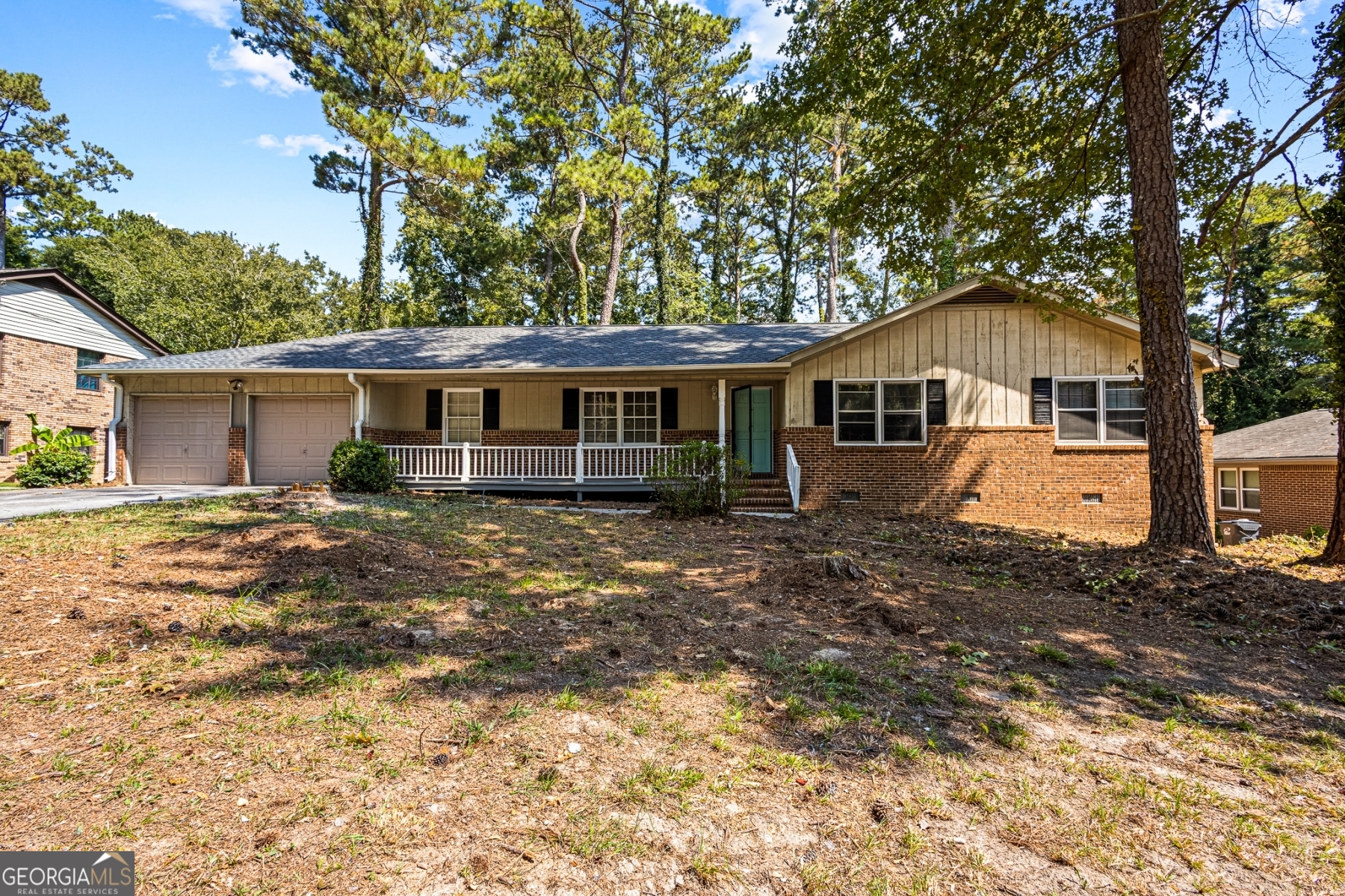 Introducing 3276 Hidden Forest Drive. Managed by EXCALIBUR HOMES. Welcome to this wonderful 3 bedroom, 2 bathroom home with 2 car garage and HUGE BACKYARD. Enter this lovely home featuring sleek flooring throughout and a brick fireplace in the living room. The kitchen bestows plenty of counter space, ample cabinetry, and a large pantry. Enjoy entertaining on the deck overlooking the private backyard encased in lush greenery. Retreat into the primary bedroom with a bathroom fitted with a spacious shower. Enjoy the charming front porch and a large backyard, a true oasis! This home is moments away from shops, and eateries. It's a must-see! Prices and/or availability date may change without notice. Lease terms are 12 months. Application fee is $75 per adult 18 years of age or older. There is a one-time $200 Administrative fee due at move-in. Most homes are pet-friendly so bring your pet friends! Breed restrictions may apply. BEWARE: Excalibur Homes DOES NOT advertise on Craigslist nor Facebook. You will never be required to pay via a wire transfer, cash, or a peer to peer network (I.e. Venmo)! All payments will be made via the resident portal and/or certified funds brought into the local office. Please flag and report any fraudulent ads to an Excalibur leasing agent or representative. Excalibur Homes is the Agent for the Owner and does not own this property.