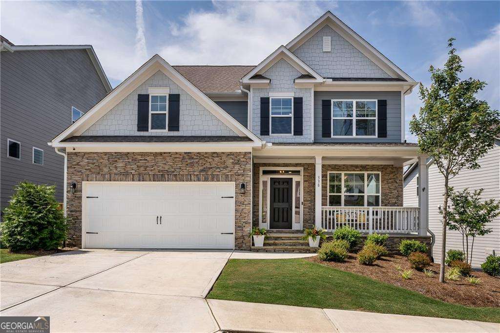 Welcome home to one of the most stunning homes that Great Sky has to offer on the market! Located in the Sunrise Cove phase of this highly desirable neighborhood is this masterpiece that offers what few other homes can with its unique third floor, open canvas unfinished basement, and views of the reservoir. Step inside and feel the warmth and reassurance of a 2023 build that offers a gourmet chef's kitchen complete with a built-in microwave-oven combo, stainless steel hood vent, and a 5 burner gas cooktop. With all white cabinets, quartz countertops, and stylish light fixtures to compliment you will never want to stop cooking for your family and friends. Work from home? This home has you covered! The main level offers an office space with french doors and coffered ceilings away from the living area and kitchen so that you can work and stay productive if your loved ones just happen to also be home. The main level also offers a large, open concept living area and guest suite with its own bathroom. All of your private living is on the second and third, yes we said THIRD floors! On the second floor you will find a massive primary suite complete with a light and modern ensuite bathroom, walk-in closet, and sitting room and 2 additional bedrooms and bathroom down the hall. Then, head upstairs to your third floor for your 5th bedroom and 4th bathroom that could also be used as any number of different flex spaces. Do you or your family need even more room? No problem! Head down to your unfinished basement that is stubbed for another bathroom and find a blank canvas read for you to finish and make your own! Close to shopping and 575 but with a mountain living feel, Great Sky is not just a community but a lifestyle with its 4 tennis courts, 4 pickleball courts, playgrounds, basketball court, 3 pools, rentable event space, and walking trails. Last but not least please inquire about the assumable VA loan offered on this home as well as incredible lender incentives being offered by our preferred lender! With this community, this area, this unique home at this deal with all the incentives possible, your dream of home ownership is more tangible than you think! Reach out today and schedule your showing.