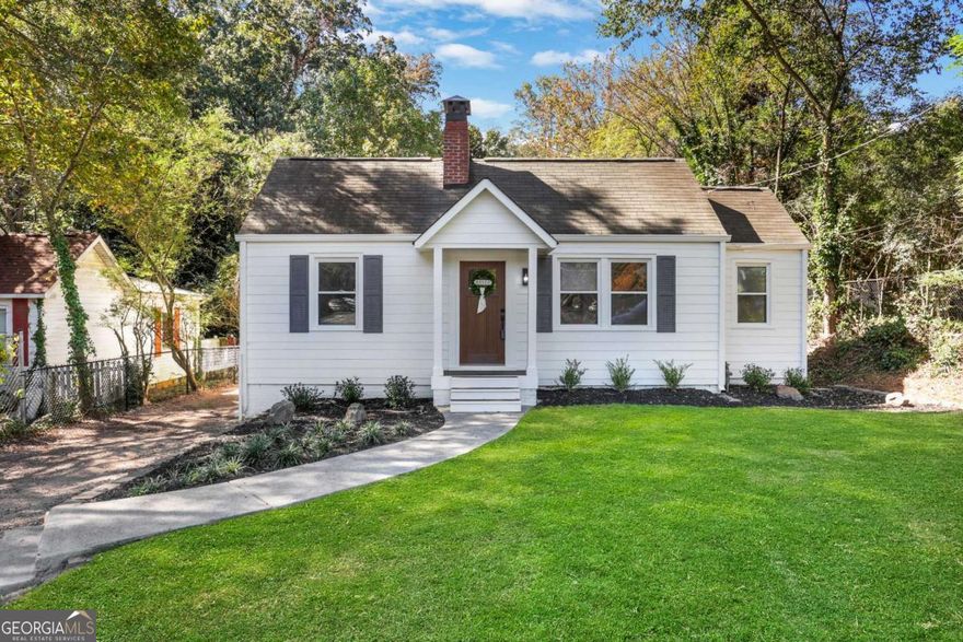 Your historic Marietta dream home awaits! This completely renovated 3-bedroom, 2-bath bungalow blends timeless charm with modern luxury, all just a short stroll from the vibrant Marietta Square. Step inside to find beautiful hardwood floors and stunning cabinetry and zellige tile that set the tone for the home's warm, inviting style. The layout includes a private primary suite with a spa-like bathroom, offering a peaceful retreat at the end of the day. Outside, a large lot provides plenty of room to relax and entertain, complete with a detached shed for storage and ample parking. Located in the highly sought-after West Side Elementary School district, this move-in ready gem offers the perfect mix of convenience, character, and comfort in one of Marietta's most desirable locations.