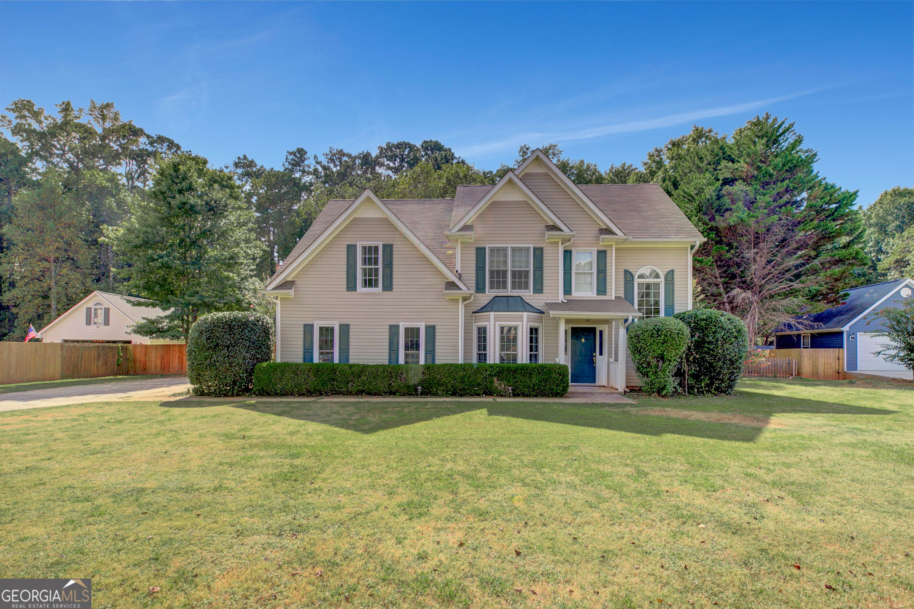 This well maintained home nestled in the tennis/swim community of Chesterfield features a family room with vast ceilings, fireplace and formal dining room opening to a spacious eat in kitchen, breakfast bar and tons of natural light. Included on the first floor is a half bath with updated counter tops and laundry/mud room perfectly situated off the garage entry. Upstairs is a large master suite with trey ceilings, a sitting area, en suite with separate garden tub shower, updated countertops dual vanities, toilet closet and walk-in closet. The other two bedrooms hold plenty of closet space and equally share the other full bathroom. There's ton's of storage space throughout, a huge fenced in backyard, close proximity to schools, a short commute to the airport .