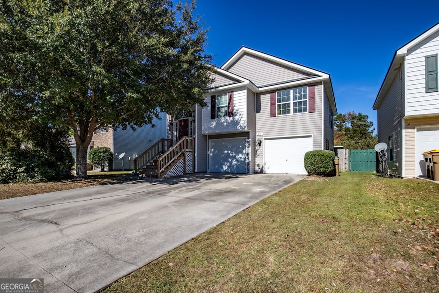 Beautiful 4-bedroom, 2-bath traditional home in Port Wentworth with 1,750 heated sq ft on a .14-acre lot. This two-story property features an open, inviting floor plan with a bright kitchen and dining area, plus a spacious living room with a fireplace. The large primary suite includes a separate bathroom and a walk-in closet with a built-in closet system. Upstairs offers additional bedrooms and a bonus room that can serve as a 5th bedroom, office, or flex space. Exterior highlights include a huge two-car garage with extra storage, a brand new storage shed, a privacy-fenced backyard, and a back deck overlooking the yard. HOA includes access to the community pool. Conveniently located near schools, shopping, and major connectors, this home offers comfort, functionality, and exceptional value in a fast-growing area.