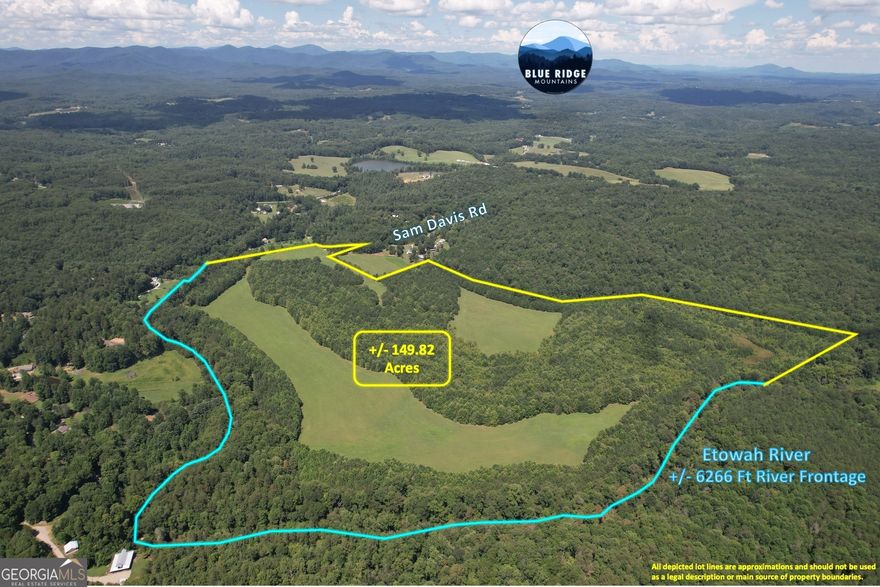 PROPERTY OVERVIEW  Norton Commercial Acreage Group is proud to present this beautiful North Georgia getaway nestled in the foothills of the Blue Ridge Mountains in Lumpkin County, GA. Spanning +/-149.96 acres, the property features rolling to level wooded terrain, 44 acres of well- manicured pastureland, and 6,266 feet of peaceful, winding frontage along the Etowah River. With 102 acres designated as a permanently protected 'Conservation Area' and a current land conservation agreement (CUVA Easement) in place until 2026, the property guarantees privacy, natural beauty, and a rare investment opportunity. Roughly 116 acres fall within 100- year floodplain, encompassing much of the Conservation Area. This remarkable property offers unlimited outdoor adventure opportunities: kayaking, fishing, hunting, ATV and more. Multiple strategic home sites have been left unrestricted to allow the true nature lover to make this home.     LOCATION OVERVIEW  Located near the Chattahoochee-Oconee National Forests with quick and easy access to GA 400. The property is just 10 minutes to the University of North GA and the Historic Dahlonega Square. The new Northeast Georgia Medical Center near the intersection of Hwy 60 and GA 400 opened in late 2023 and represents more than a $30 million investment that will create +150 jobs. One of the fastest growing counties in the country, Lumpkin County's population has grown by 43% over the last 10 years. Within the Lumpkin County ES, MS and HS districts. Located ~60 minutes north of Atlanta, Dahlonega's quaint downtown and diverse outdoor recreation amenities have historically relied on tourism-related activities.       OFFERING SUMMARY  Sale Price: $1,499,000  Price/Acre: $10,005  Total Lot Size: +/- 149.82 Acres  Conservation Area:  +/- 102.15 Acres  Approximate Pastureland: +/- 44 Acres  Etowah River Frontage: +/- 6,266 Feet  Character Area Designation: Rural Places (RP)