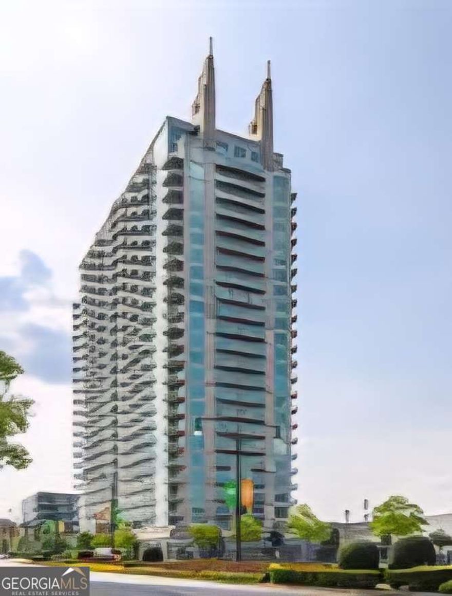 Beautiful 1BR/1BA Condo in the Heart of Midtown Atlanta. This stylish condo offers the perfect blend of comfort and convenience in one of Atlanta's most vibrant neighborhoods. Enjoy a bright, open-concept layout with soaring ceilings, floor-to-ceiling windows, and stunning city views. Gorgeous hardwood floors flow throughout, creating a warm and modern feel.    The sleek kitchen features stainless steel appliances, stone countertops, and a chic tile backsplash. The bedroom is thoughtfully designed with a contemporary partition wall, creating serene privacy without sacrificing natural light. A spacious walk-in closet and upgraded bathroom with granite countertops and modern fixtures great functionality.    Additional upgrades include recessed LED lighting, new kitchen lighting, new ceiling fan, updated switch plates and hardware, a smart thermostat, and a brand-new washer and dryer. Contemporary details throughout make this condo move-in ready and truly one of a kind. Enjoy resort style amenities including 24-hour concierge, a Fitness Center and Pool. Located near tons of shopping, dining & entertainment.