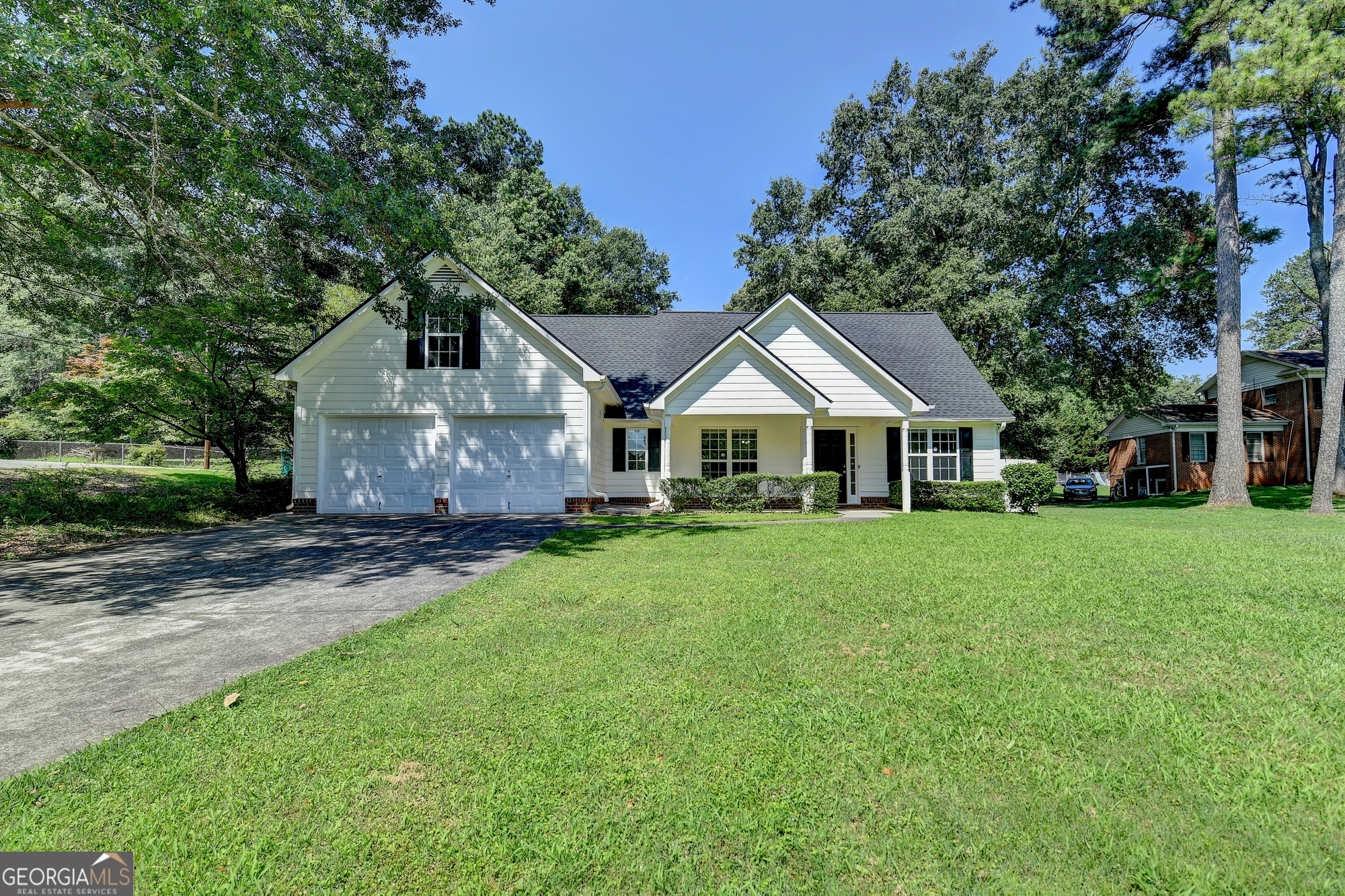 Welcome to this beautifully upgraded RANCH-STYLE HOME, Perfectly situated on a generous 0.59 acre private lot in quiet, well-established neighborhood with NO HOA. With 4 spacious bedrooms and 3 fully renovated bathrooms, this home combines modern luxury with classic charm. Step inside to discover a stunning, OPEN CONCEPT KITCHEN featuring brand-new quartz-countertops, abundant cabinetry, and sleek stainless steel appliances- ideal for both everyday living and effortless entertaining. Natural light floods the living space, enhancing the warm and inviting ambiance throughout. Upgrades you'll love: * Brand-new architectural roof. * Private driveway with ample parking. * Stylist durable flooring throughout. * Designer-updated bathrooms with high-end finishes. Minutes to Hwy 85, shopping & dining. Privacy, space, and style-this one has it all. Schedule your private tour today!