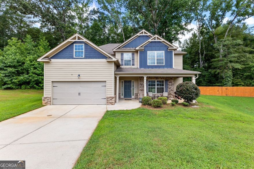 Yes the Price is Right, your eyes are not deceiving you. They are packing and heading out!!!! It's Your opportunity to live in the beautiful city of Locust Grove, in a lovely Craftsman-Style Home with an ideal location to shopping, Tanger Outlets, restaurants and multiple amenities, all within close proximity to the interstate.  This home has been meticulously maintained, with 4 very spacious bedrooms to accommodate your family and guests, with 2.5 large bathrooms this home offers it all, and within the Locust Grove city limits. The interior features will amaze you. Granite countertops, stainless steel appliances, including the refrigerator, Washer & Dryer. The home flows with a well thought out Open Concept floor plan, leading to the upstairs bedrooms and spacious primary suite including a sitting area and private bathroom. This is a must see, and price for you to enjoy Equity!!  Don't miss this opportunity to own in 2025!  This home is Priced to sell, AS-IS, Sellers are being transferred, and ready to go. If you find a better deal in Locust Grove let me know. Ask your Realtor to book your appointment today, or call me Win With Jenn today.