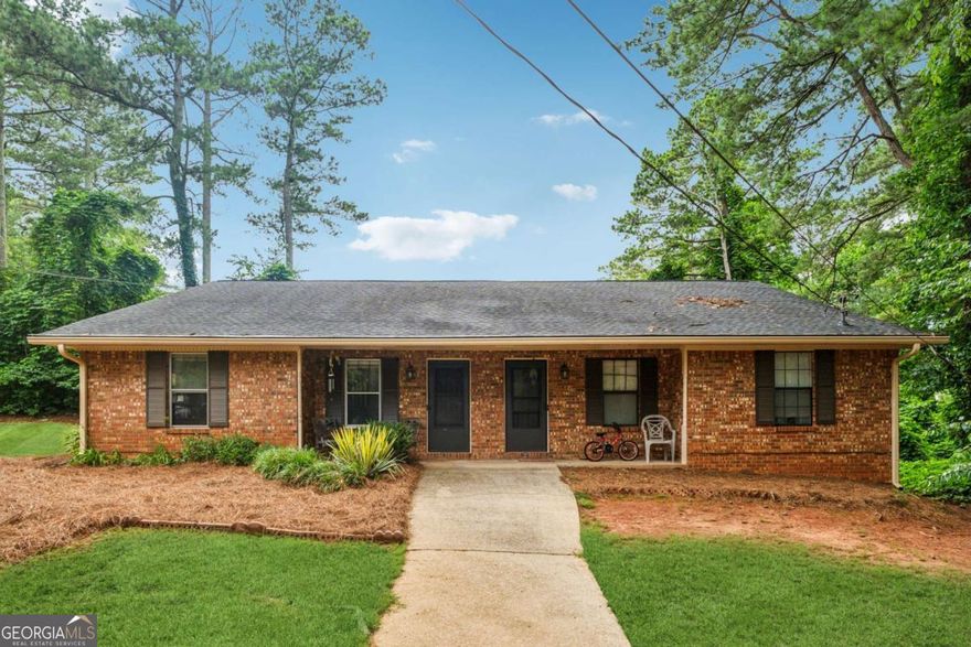 Discover comfort and convenience in this beautifully maintained 4-sided brick, single-story ranch-style duplex, perfectly situated on a cul-de-sac lot in the sought-after Charleston Park community close to major roadways, schools, shopping, and dining. Each unit features a spacious living room, dedicated dining area, and a well-appointed kitchen complete with a breakfast bar, electric range, dishwasher, and refrigerator. Both units offer two generously sized bedrooms and two full bathrooms with large vanities, ideal for comfortable living or rental flexibility. Enjoy outdoor entertaining on the private grilling patios overlooking and open an large backyard. Each unit includes attached exterior storage for added convenience. Unit A boasts stylish tile flooring throughout the living areas, hallways, and baths, along with upgraded granite countertops in both the kitchen and bathrooms. Unit B offers warm vinyl plank flooring and a bright kitchen with clean white cabinetry for a fresh, modern feel. Roof and HVAC system for each unit replaced approximately 5 years ago. Water heater for each unit replaced approximately 1 year ago. This low-maintenance, move-in-ready duplex is a rare find with strong rental potential or an ideal opportunity for owner-occupants looking to live in one side and lease the other. Don't miss your chance to own this versatile gem in a prime location!
