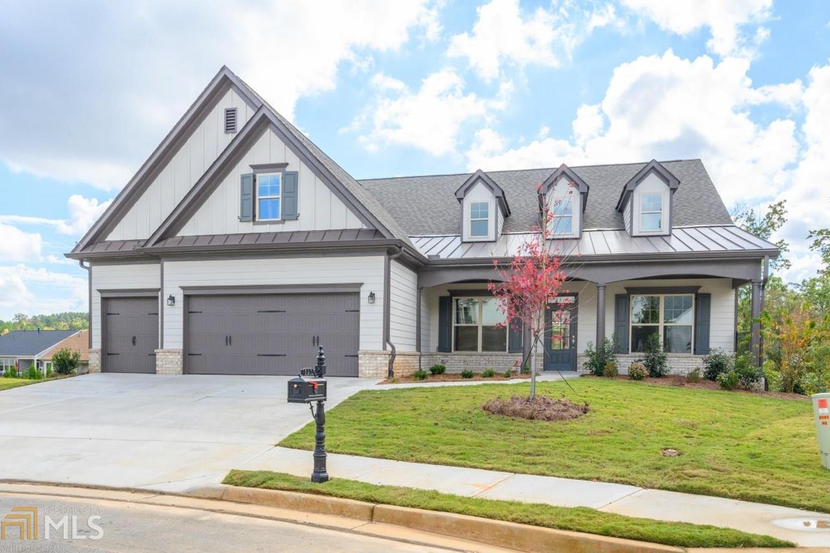Where you live matters! Trenton plan with golf cart garage on finished basement offering stepless main floor living for ease and convenience. Soleil Laurel Canyon located in charming Canton, GA. Come live the resort life without having to leave your home. Ranch homes surrounded by beautiful views. Named among The Best 50 Master Planned Communities in the U.S.
