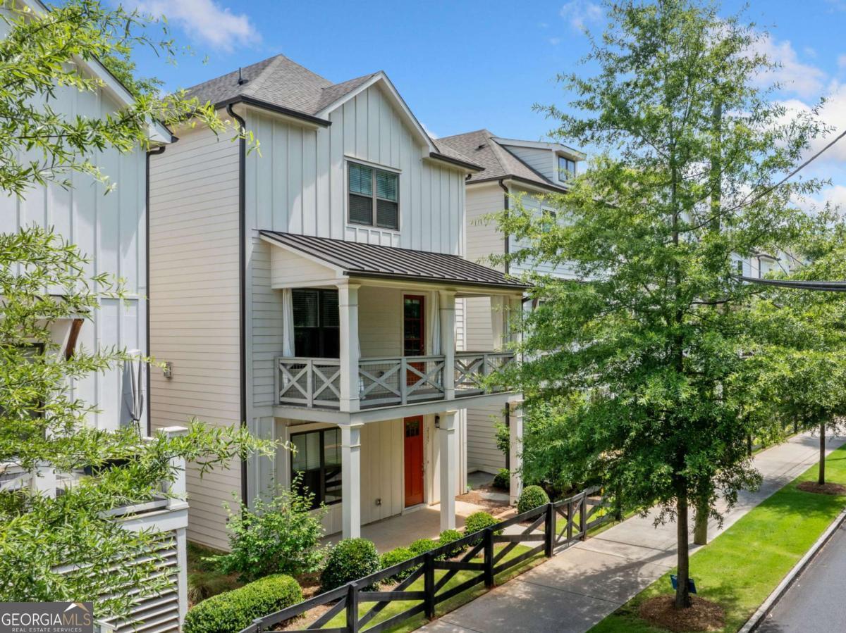 Welcome home to your spacious East Lake home, conveniently located a short walk from the popular Hosea & 2nd Development, Oakhurst Village, Downtown Kirkwood, and Drew Charter School. Enter through your massive 2-car garage in back or your front door into your terrace level, featuring a bedroom space with en suite bathroom, perfect for guests or an office. The open floorplan main level offers a gorgeous kitchen with a huge island, plenty of storage, large living and dining spaces, a convenient powder room, and outdoor space on the front and back of the home, for indoor/outdoor living. Upstairs, your bedroom level includes two spacious secondary bedrooms with a jack and jill bathroom, laundry area, and your oversized primary bedroom suite with walk-in closet and gorgeous en suite bathroom. The Bixton offers a large, communal green space in the heart of the community, and ample guest parking options. It's eligible for the prestigious Drew Charter School, and is convenient to the East Lake Golf Club, East Lake Park, and YMCA. You're also an easy drive to Downtown Decatur, Hartsfield Jackson International Airport, and Downtown Atlanta.